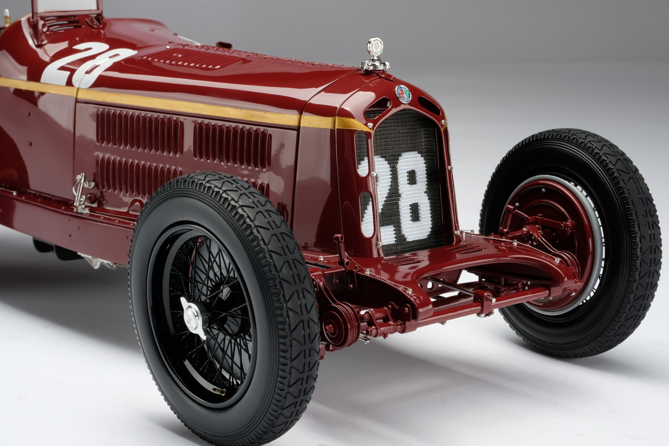 Amalgam Alfa Romeo 8C 2300 "Monza" 1932 Monaco Grand Prix Winner - Tazio Nuvolari - Rot | 1:8 - Image 7