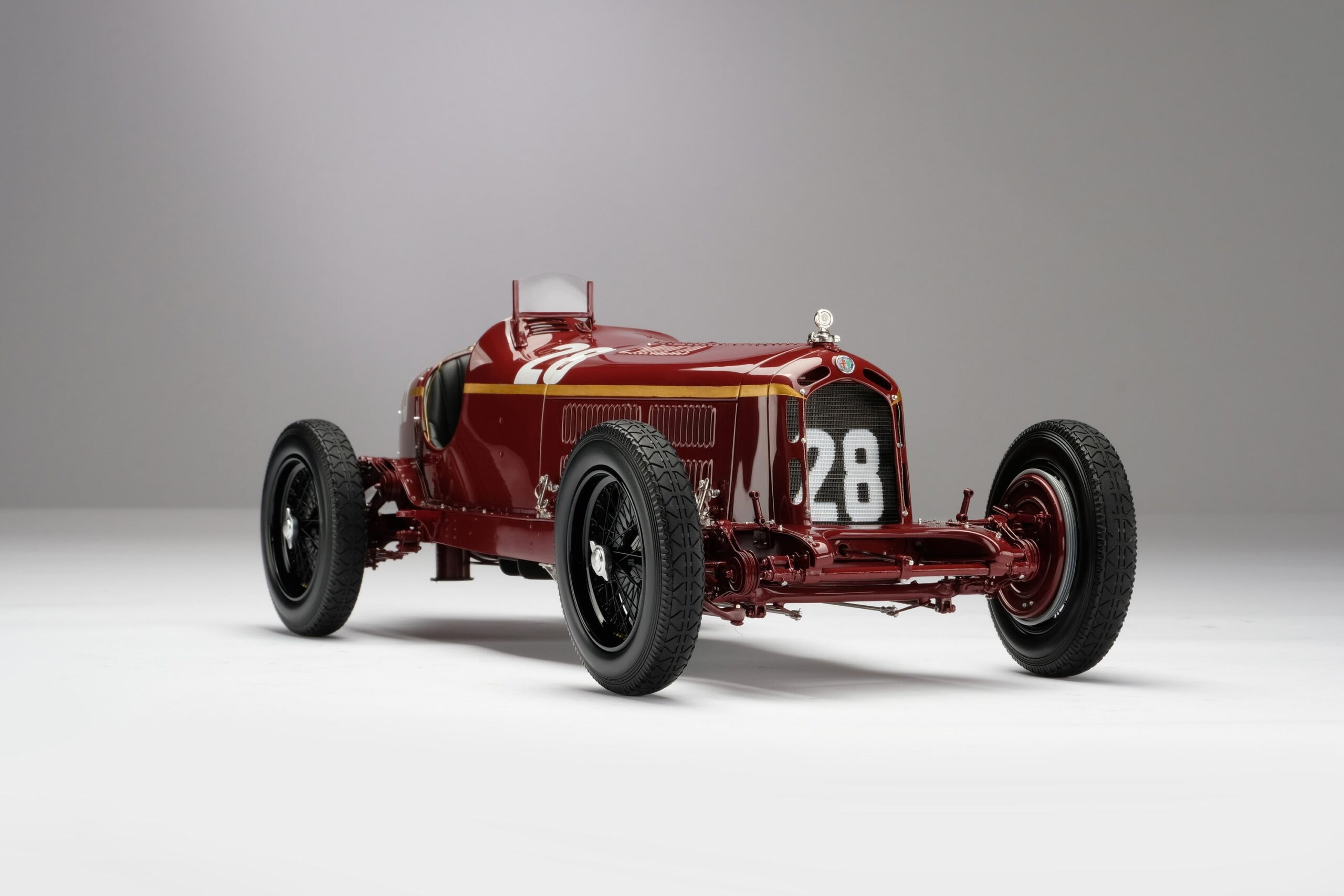 Amalgam Alfa Romeo 8C 2300 "Monza" 1932 Monaco Grand Prix Winner - Tazio Nuvolari - Rot | 1:8 - Image 5