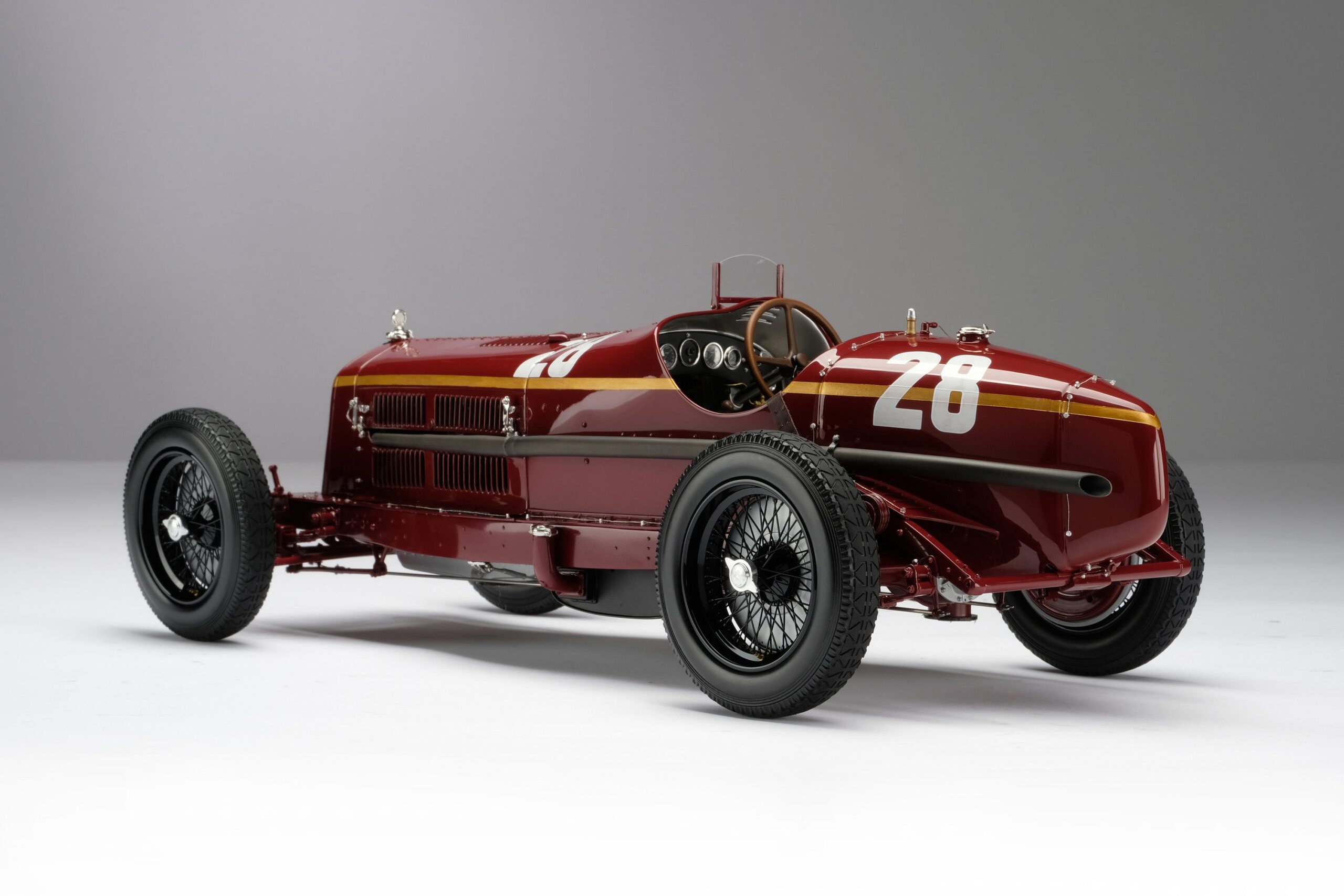 Amalgam Alfa Romeo 8C 2300 "Monza" 1932 Monaco Grand Prix Winner - Tazio Nuvolari - Rot | 1:8 - Image 24