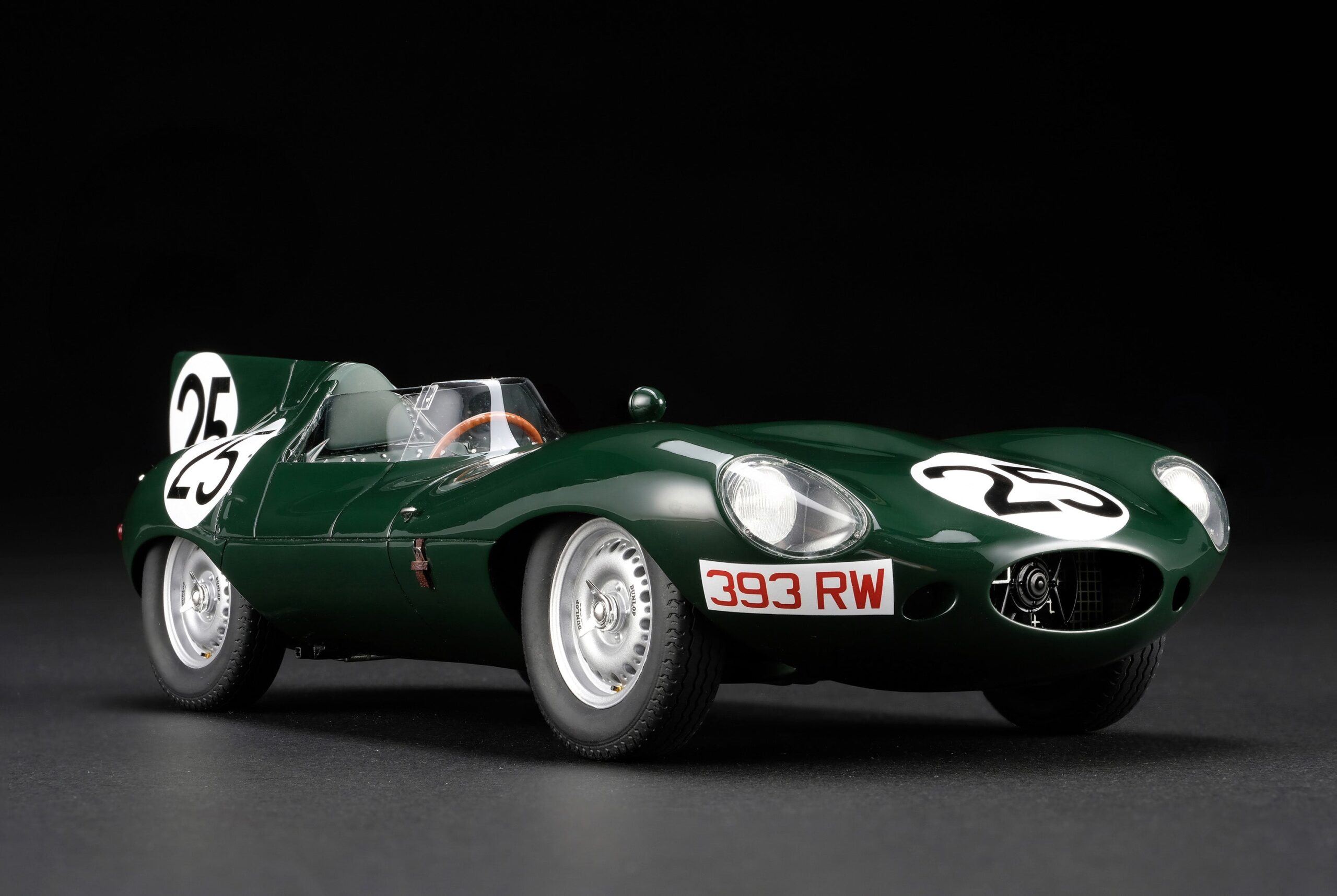 Amalgam Jaguar D-type 1956 Reims Winner - Grün | 1:18