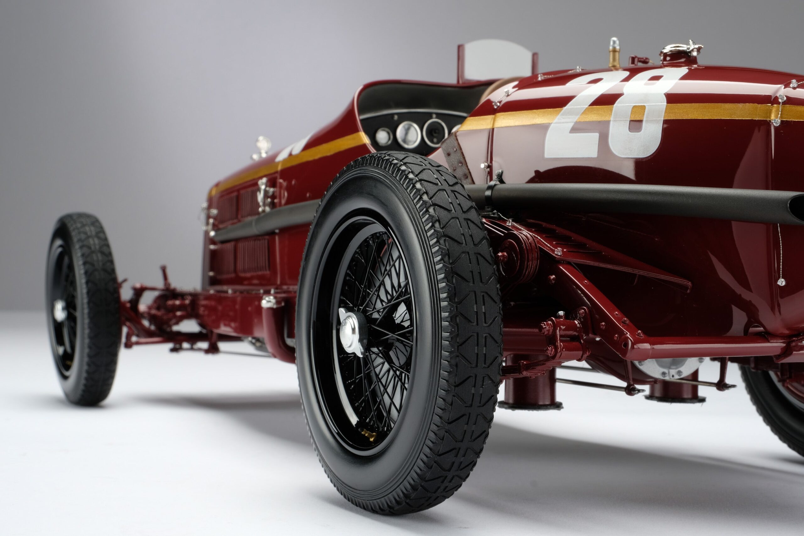 Amalgam Alfa Romeo 8C 2300 "Monza" 1932 Monaco Grand Prix Winner - Tazio Nuvolari - Rot | 1:8 - Image 25