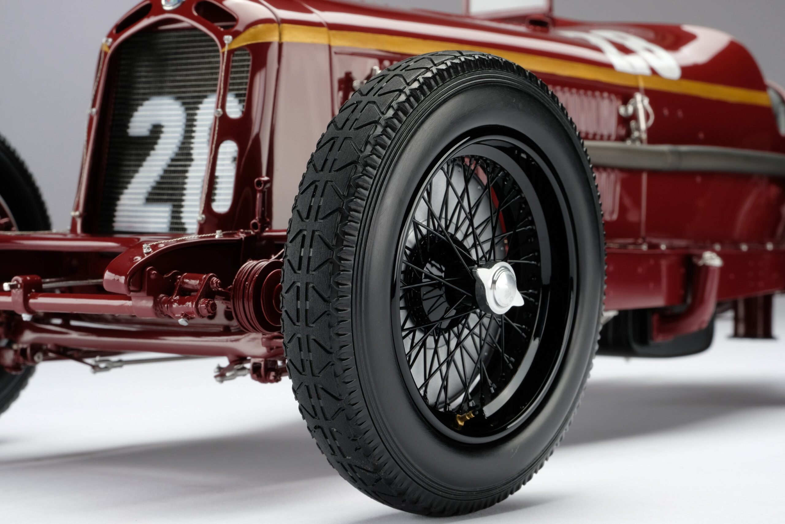 Amalgam Alfa Romeo 8C 2300 "Monza" 1932 Monaco Grand Prix Winner - Tazio Nuvolari - Rot | 1:8 - Image 19