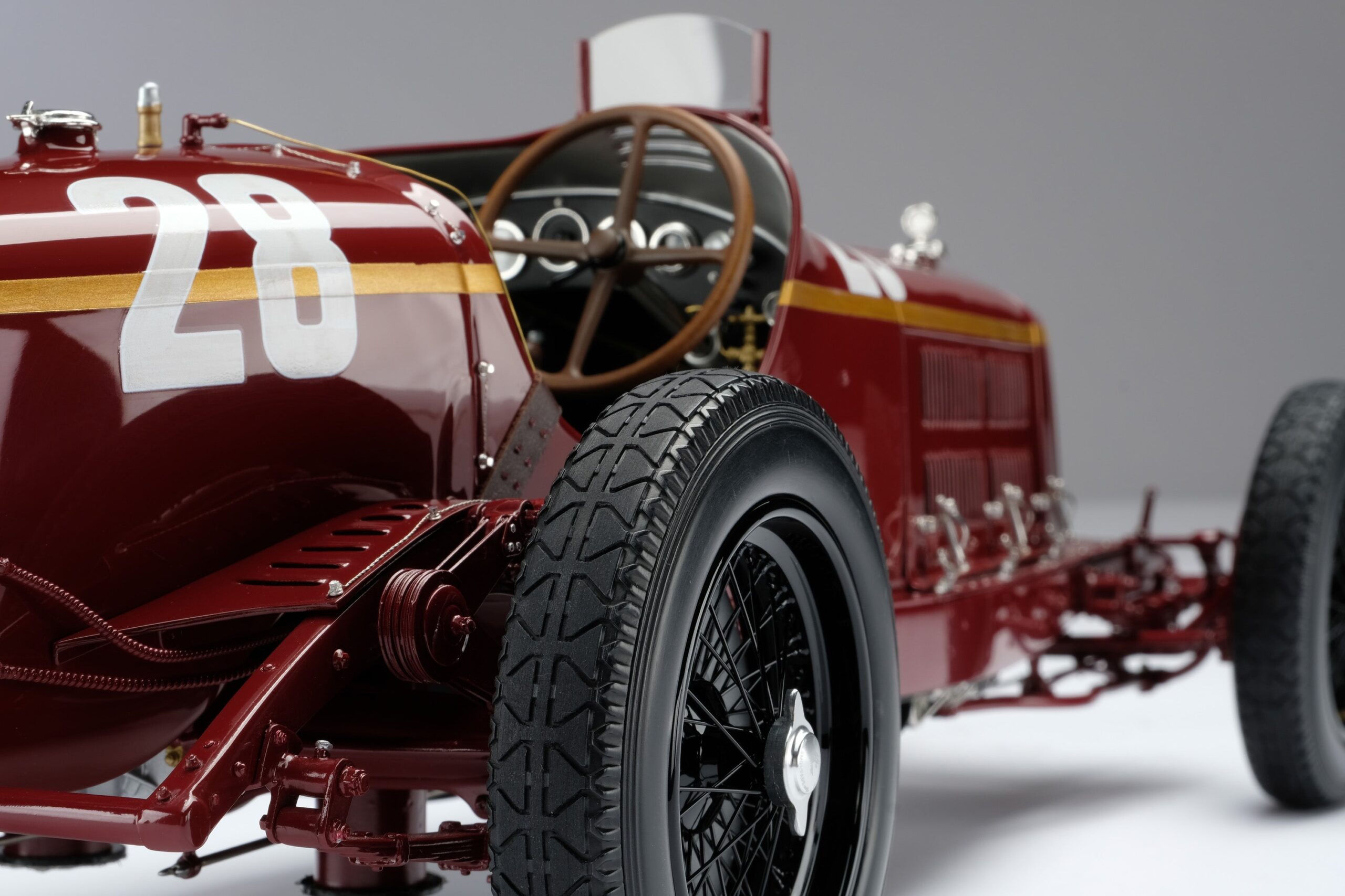 Amalgam Alfa Romeo 8C 2300 "Monza" 1932 Monaco Grand Prix Winner - Tazio Nuvolari - Rot | 1:8 - Image 18