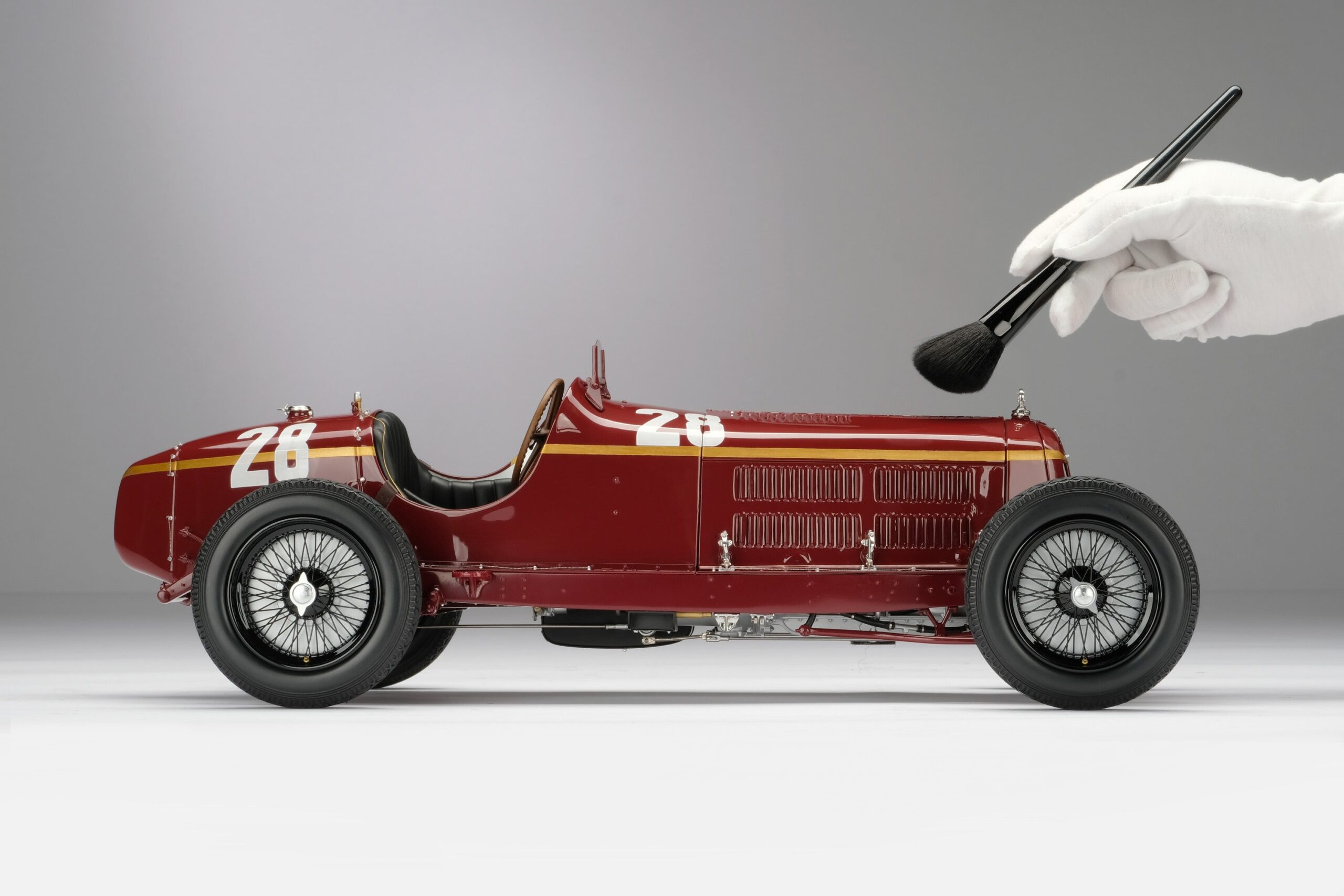 Amalgam Alfa Romeo 8C 2300 "Monza" 1932 Monaco Grand Prix Winner - Tazio Nuvolari - Rot | 1:8 - Image 4