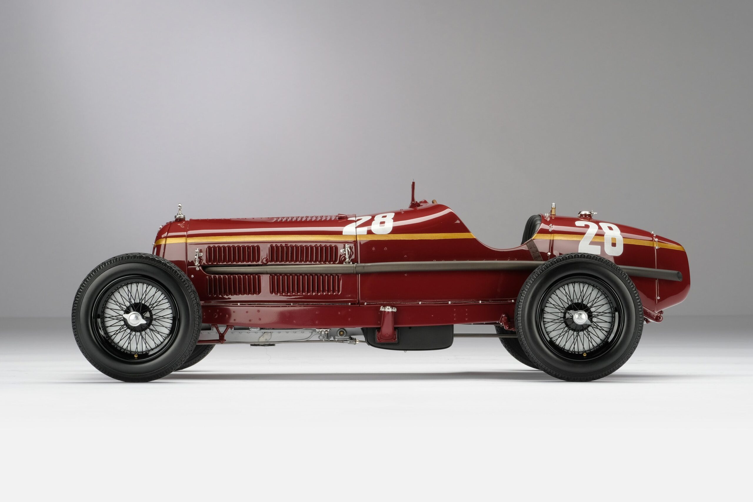 Amalgam Alfa Romeo 8C 2300 "Monza" 1932 Monaco Grand Prix Winner - Tazio Nuvolari - Rot | 1:8 - Image 21