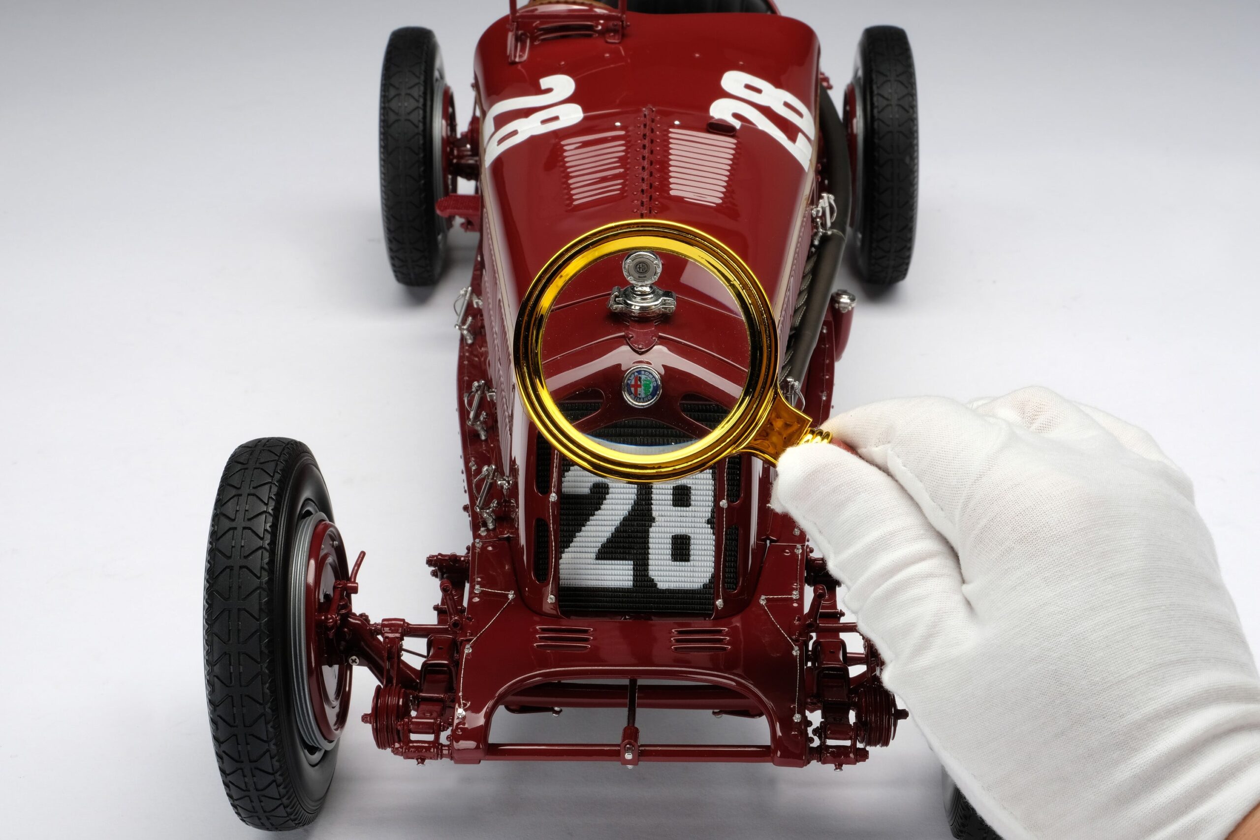 Amalgam Alfa Romeo 8C 2300 "Monza" 1932 Monaco Grand Prix Winner - Tazio Nuvolari - Rot | 1:8 - Image 6