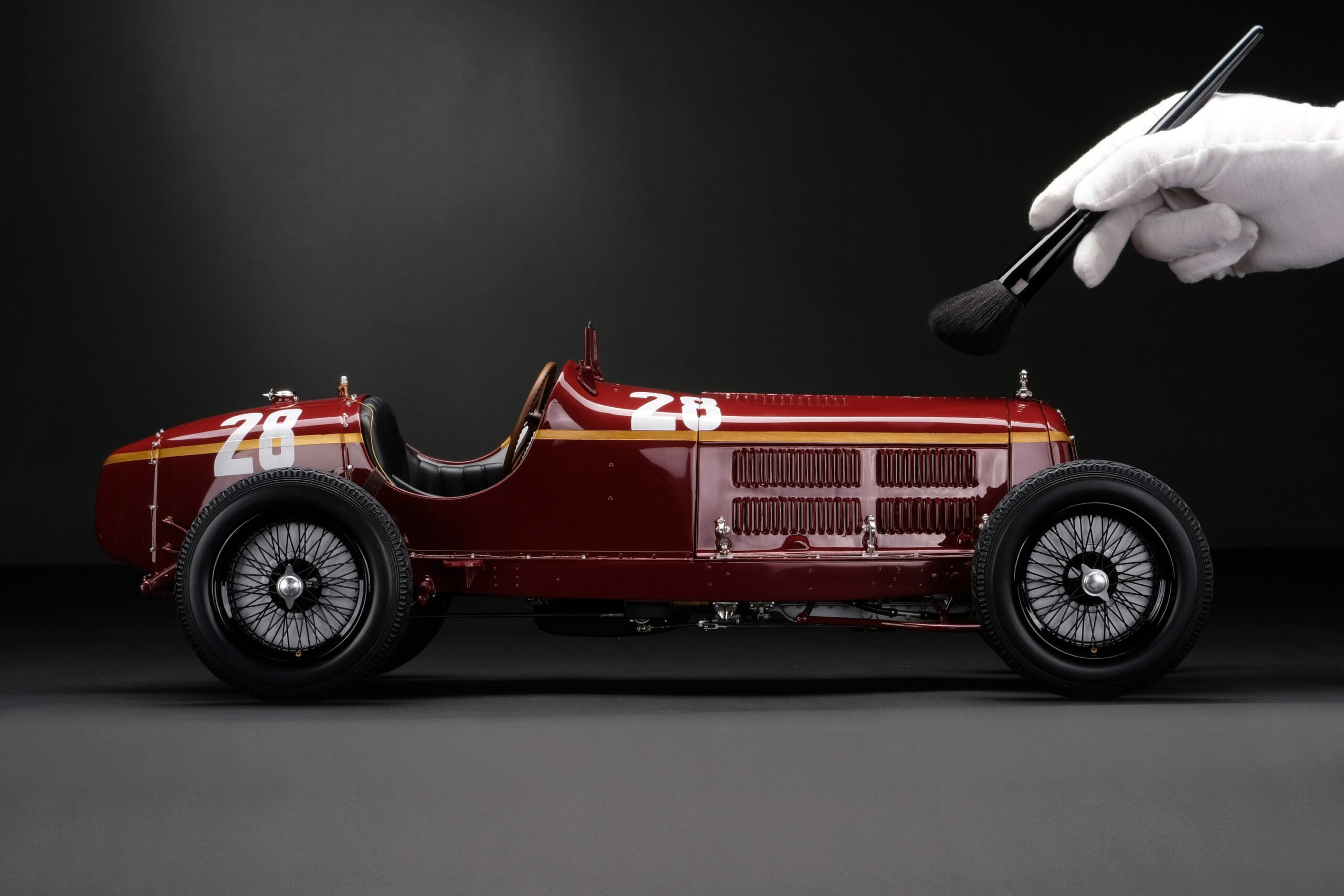 Amalgam Alfa Romeo 8C 2300 "Monza" 1932 Monaco Grand Prix Winner - Tazio Nuvolari - Rot | 1:8 - Image 3