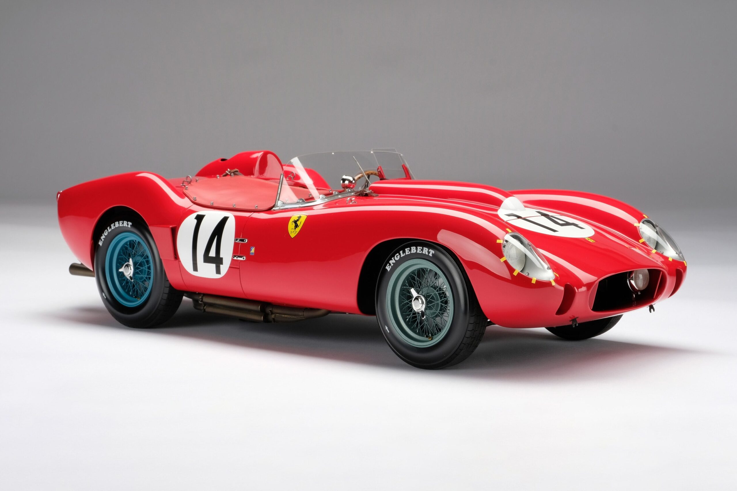 Amalgam Ferrari 250 TR 1958 Le Mans Winner - Grün | 1:8