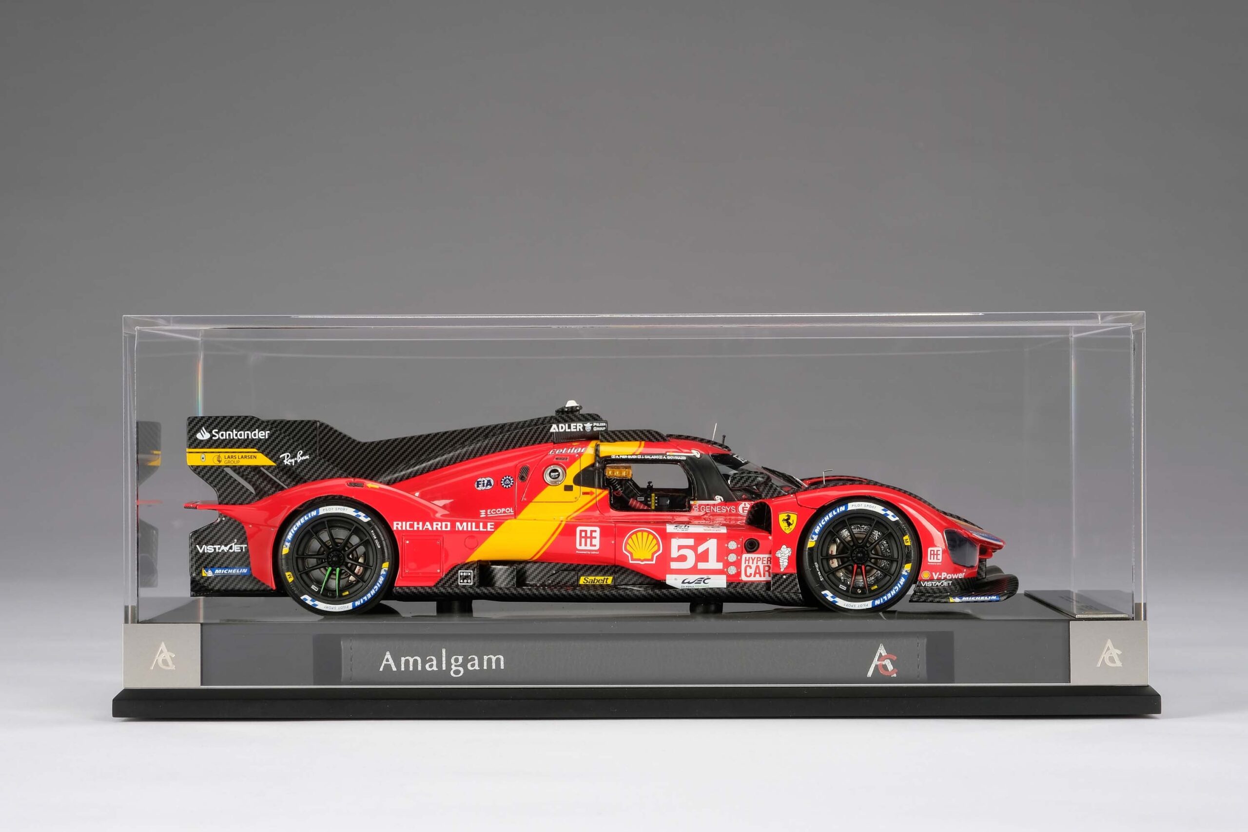Amalgam Ferrari 499P 2023 Le Mans Winner #51 - Rot | 1:18 - 画像15