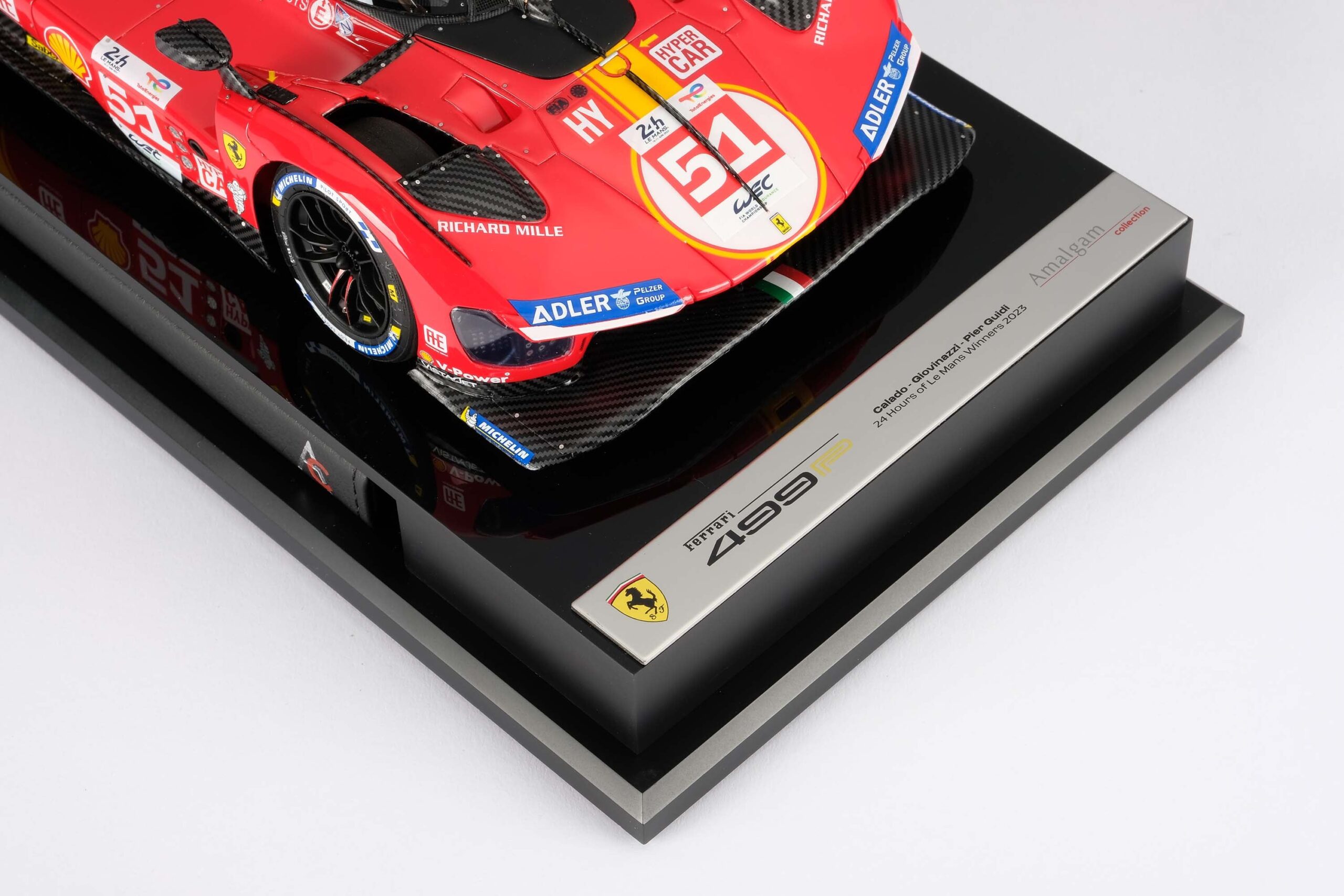 Amalgam Ferrari 499P 2023 Le Mans Winner #51 - Rot | 1:18 - 画像22