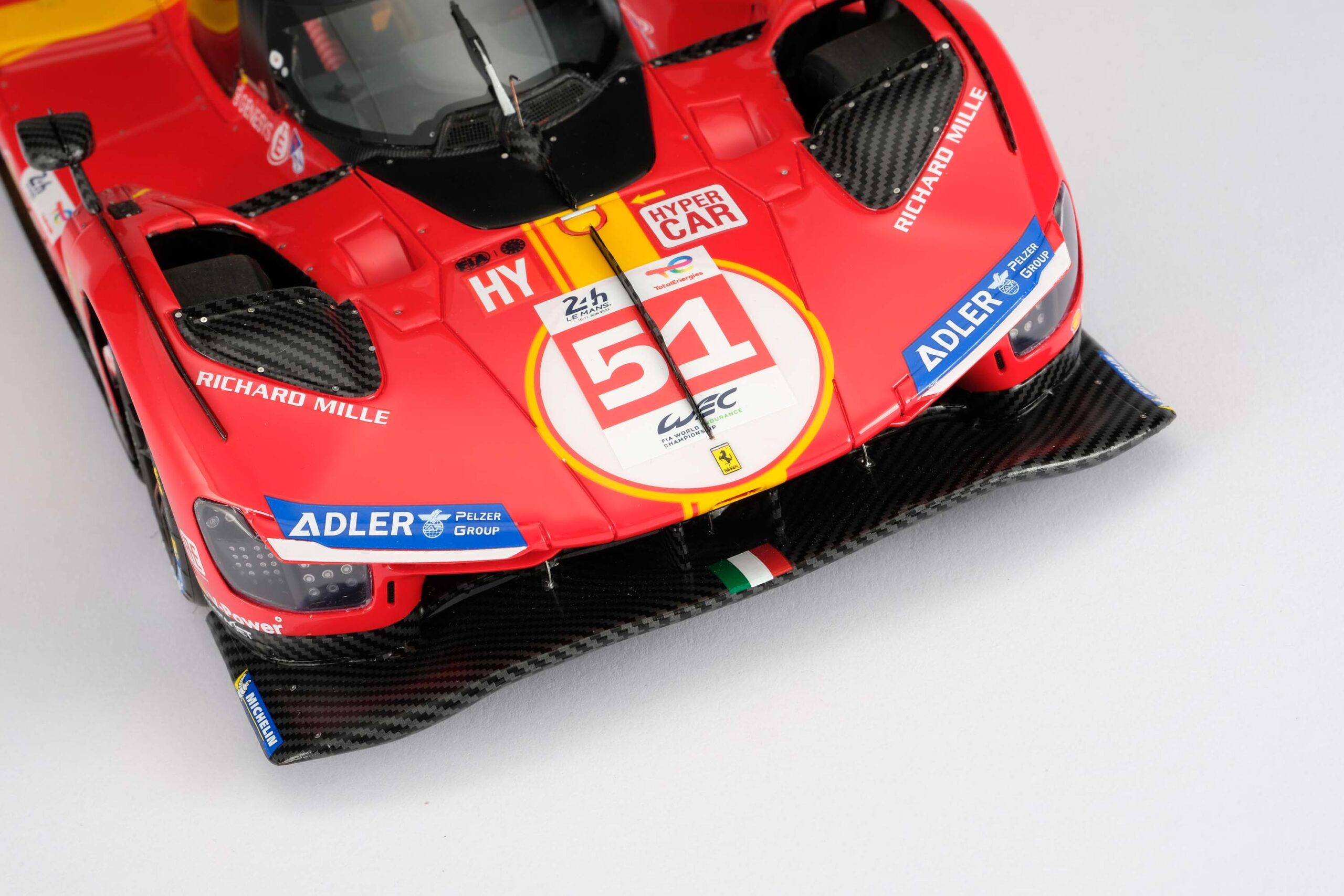 Amalgam Ferrari 499P 2023 Le Mans Winner #51 - Rot | 1:18 - 画像16