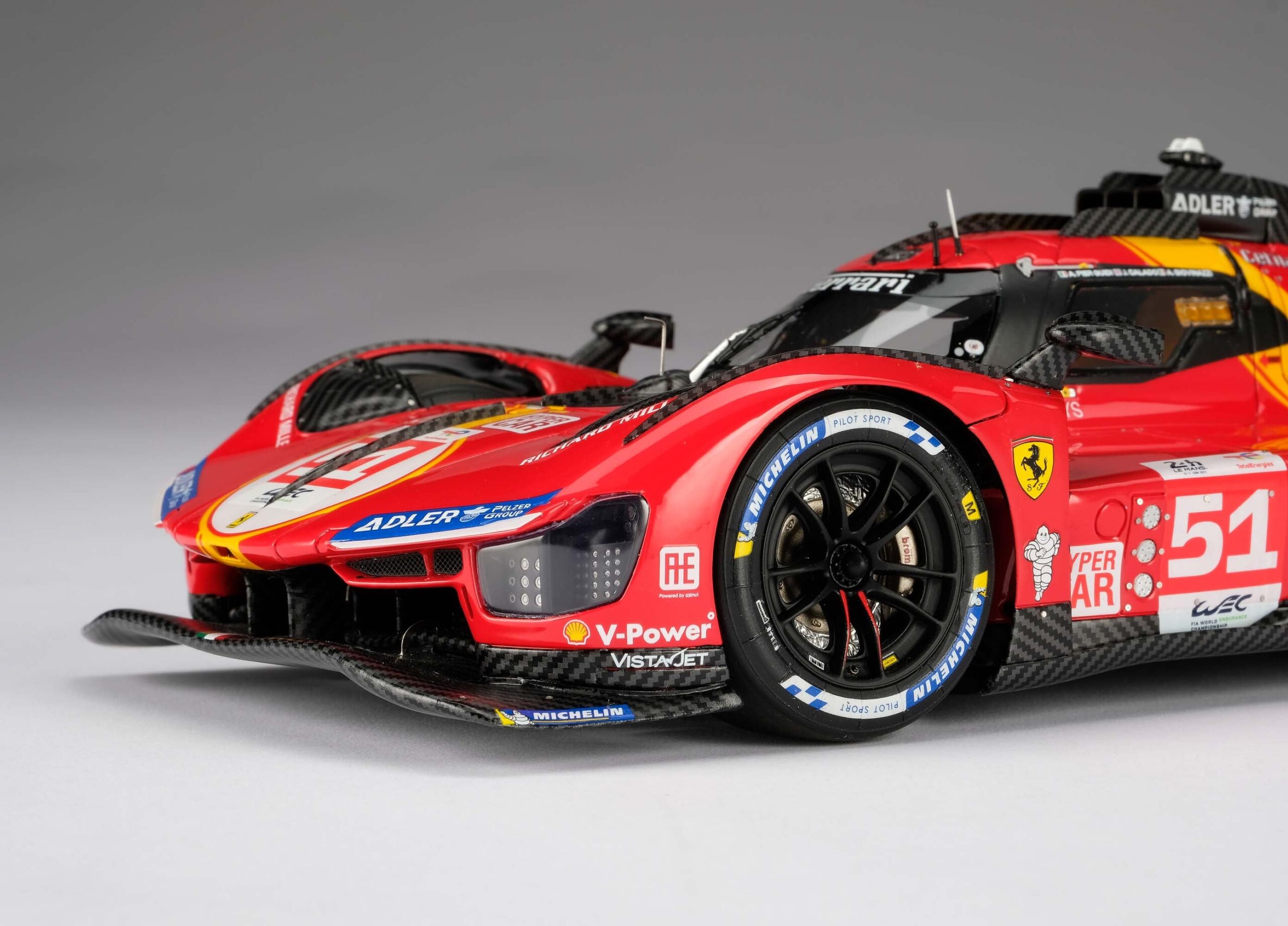Amalgam Ferrari 499P 2023 Le Mans Winner #51 - Rot | 1:18 - 画像26