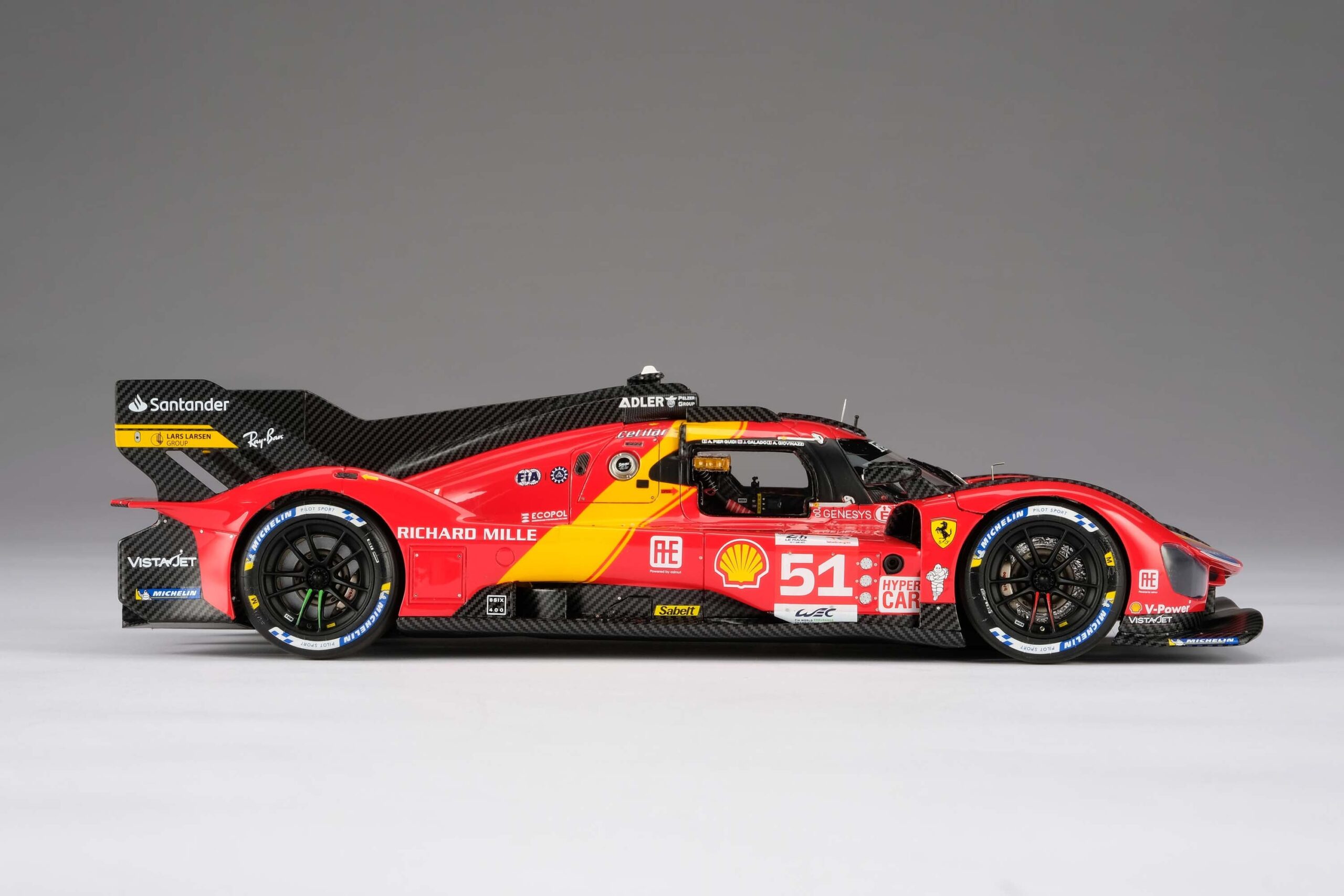 Amalgam Ferrari 499P 2023 Le Mans Winner #51 - Rot | 1:18 - 画像11