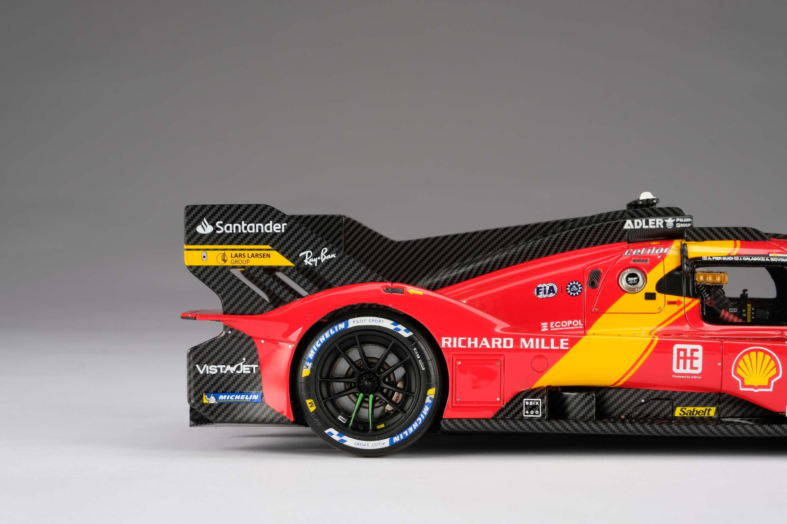 Amalgam Ferrari 499P 2023 Le Mans Winner #51 - Rot | 1:18 - 画像28