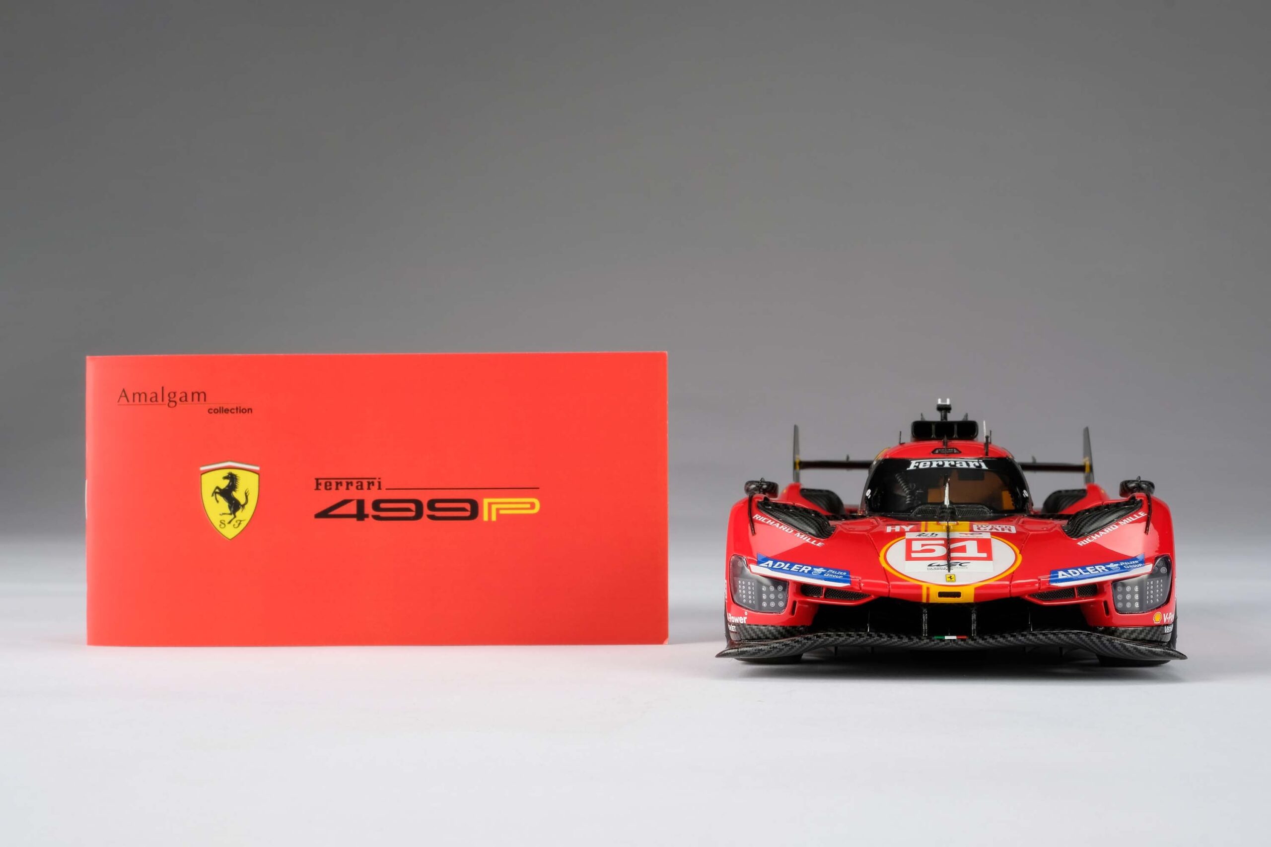 Amalgam Ferrari 499P 2023 Le Mans Winner #51 - Rot | 1:18 - 画像19