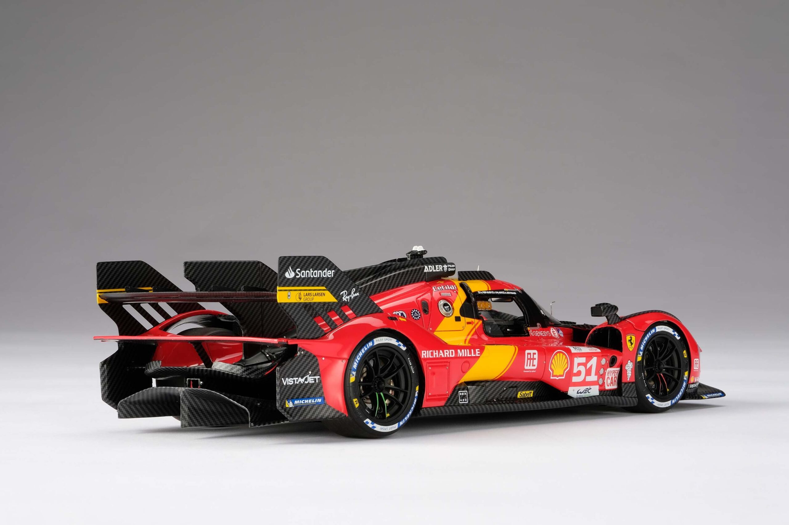 Amalgam Ferrari 499P 2023 Le Mans Winner #51 - Rot | 1:18 - 画像10