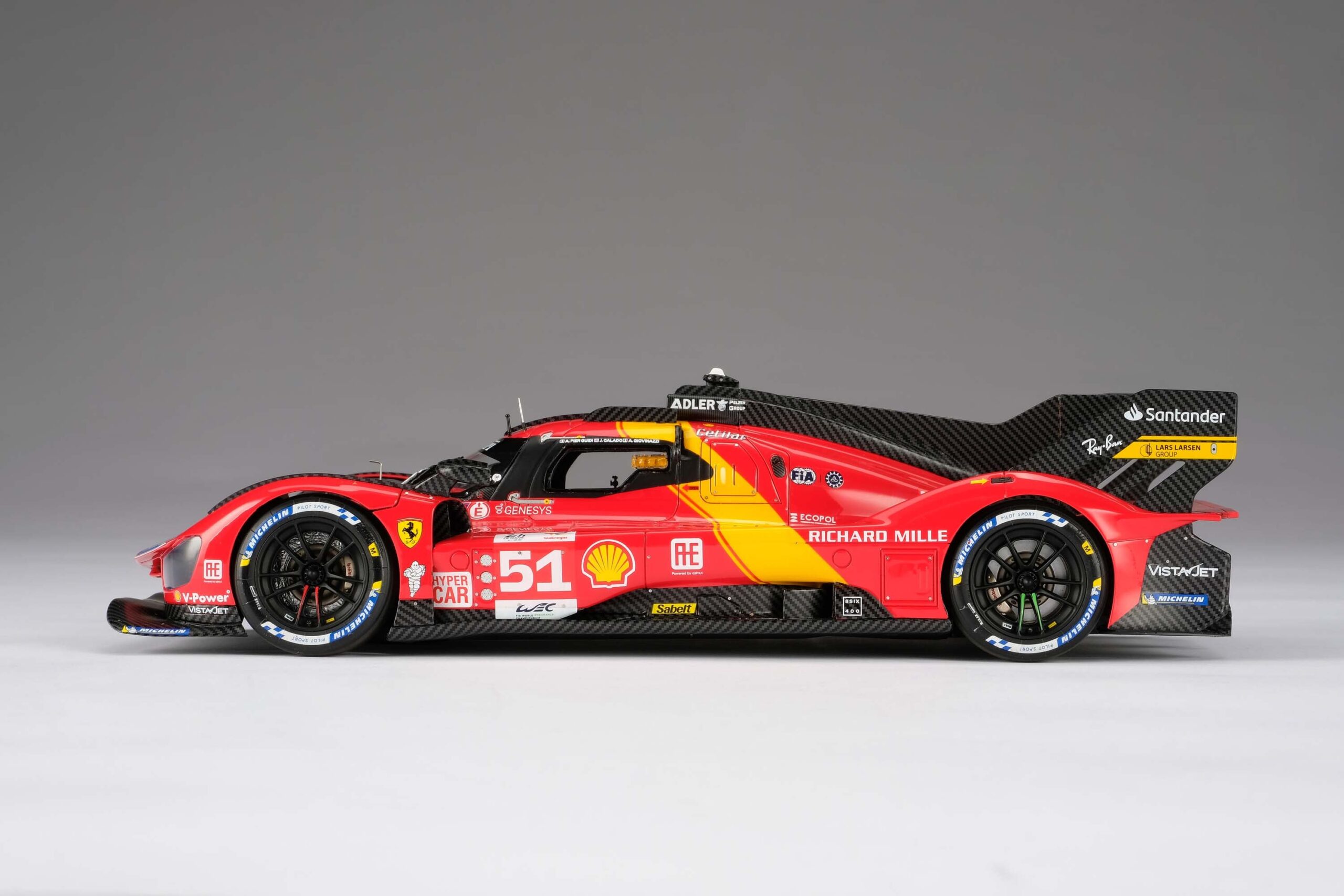 Amalgam Ferrari 499P 2023 Le Mans Winner #51 - Rot | 1:18 - 画像7