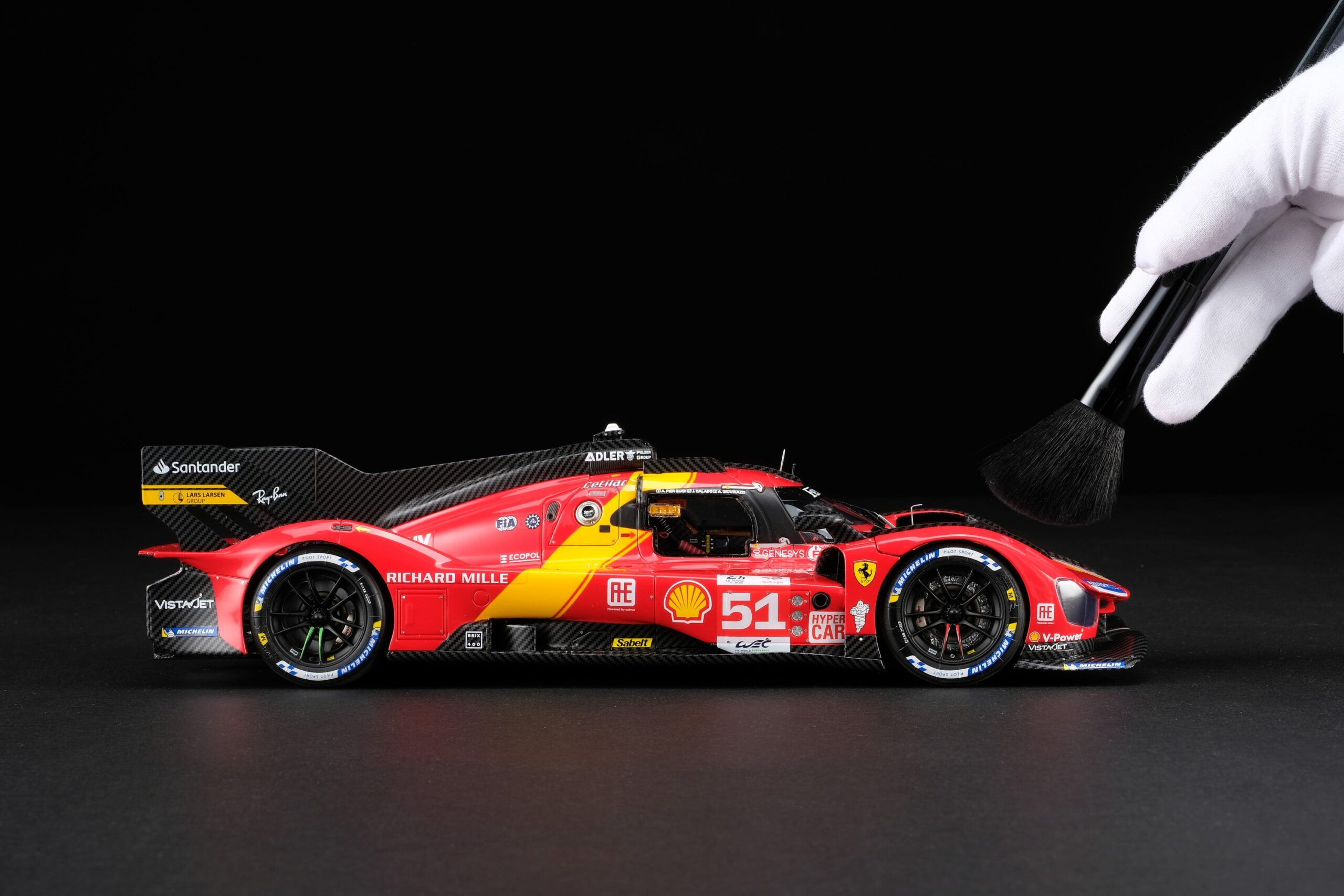 Amalgam Ferrari 499P 2023 Le Mans Winner #51 - Rot | 1:18 - 画像3
