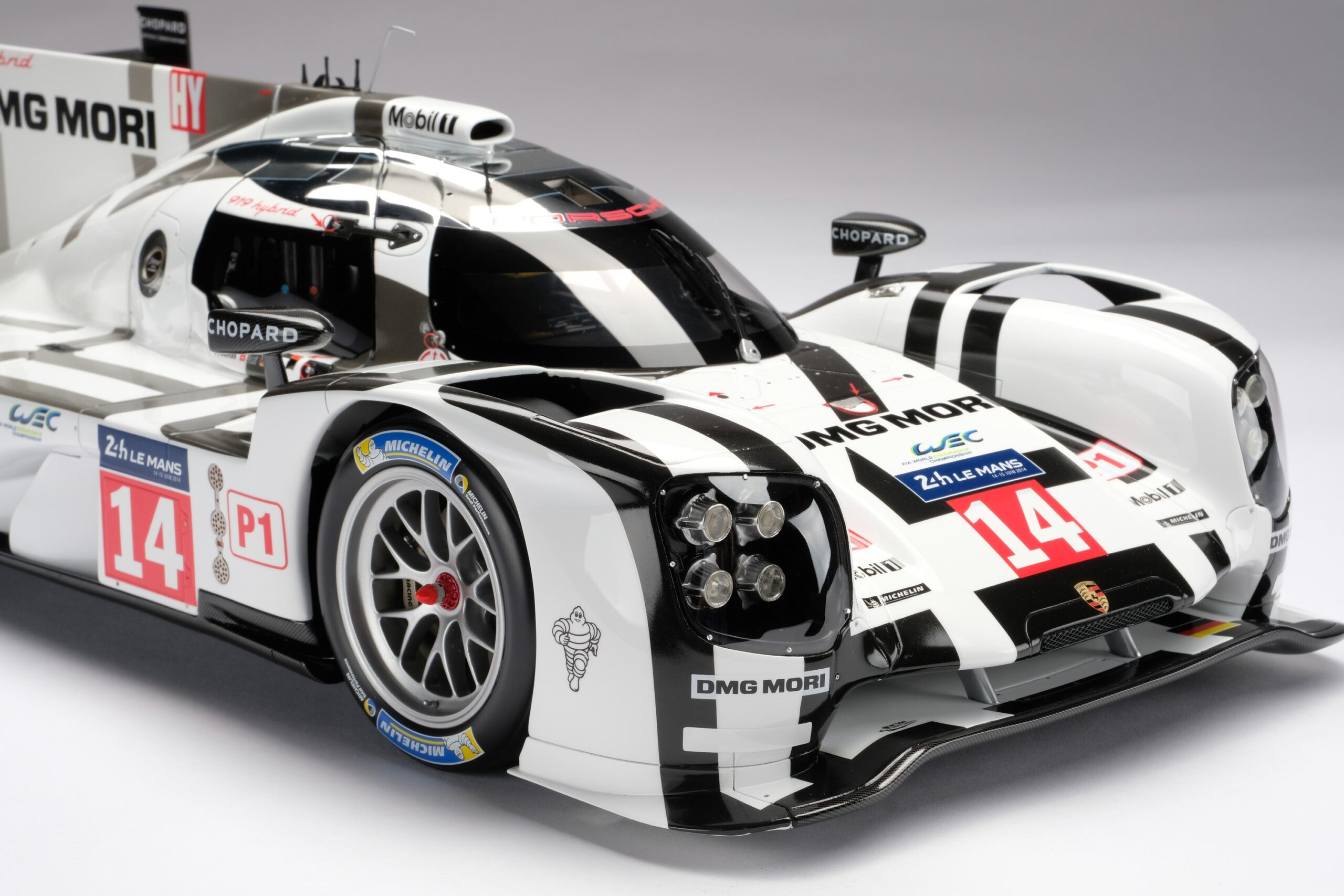 Amalgam Porsche 919 Hybrid 2014 Le Mans - Blau | 1:8 - Image 11