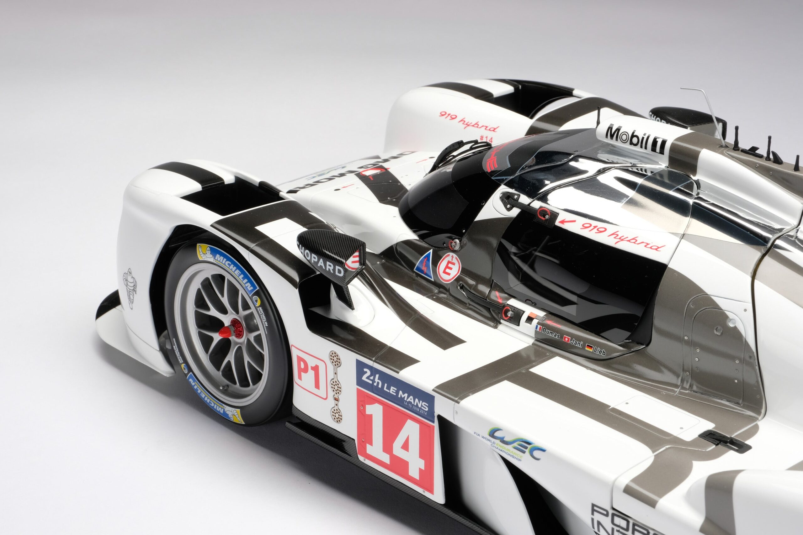 Amalgam Porsche 919 Hybrid 2014 Le Mans - Blau | 1:8 - Image 14