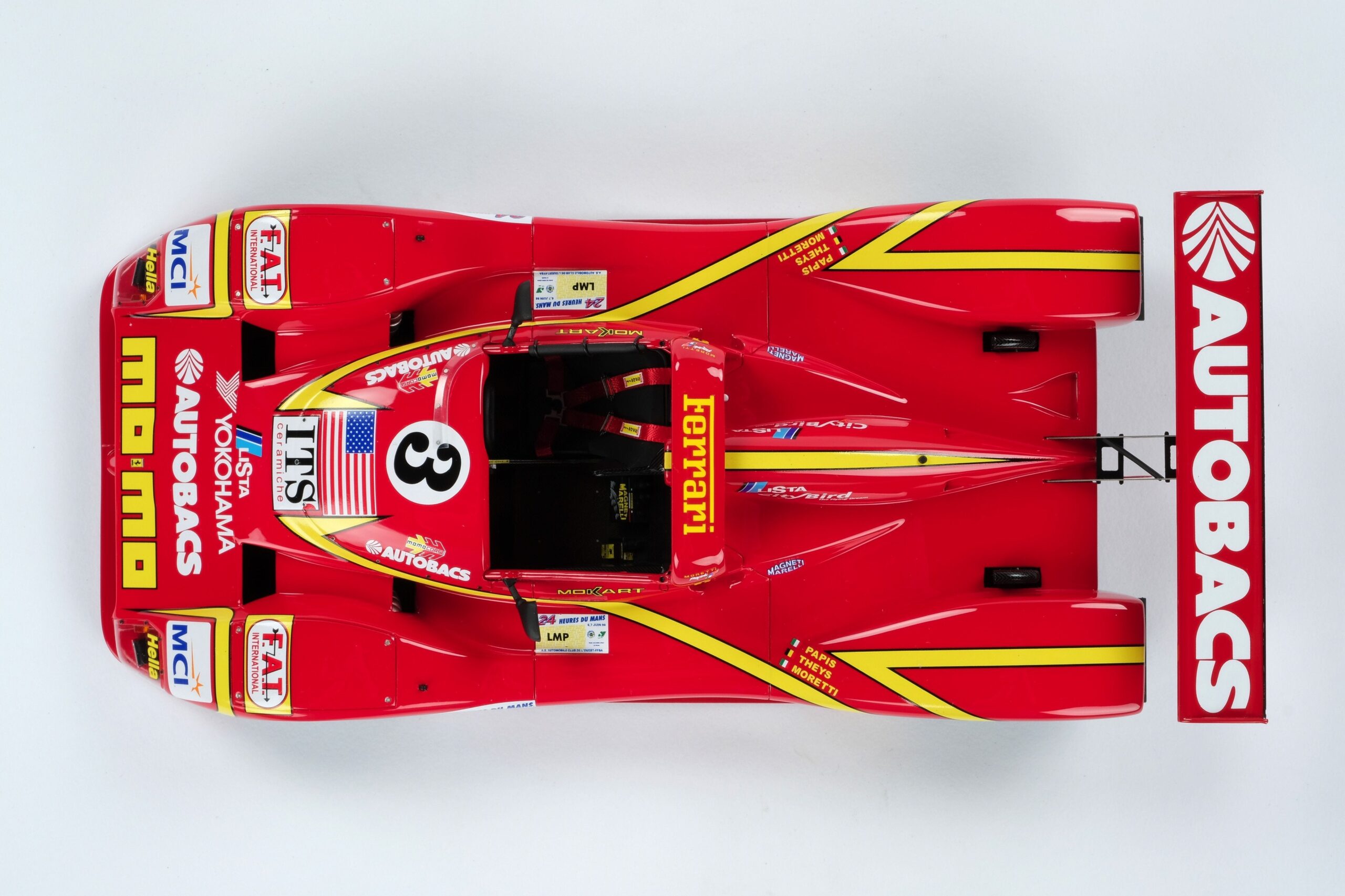 Amalgam Ferrari 333 SP 1997 Le Mans - Rot | 1:18 - 画像9