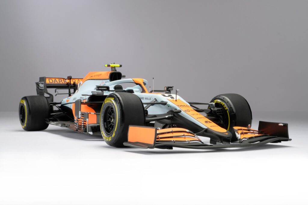 アマルガム マクラーレン MCL35M 2021 モナコGP - ブルー | 1:8