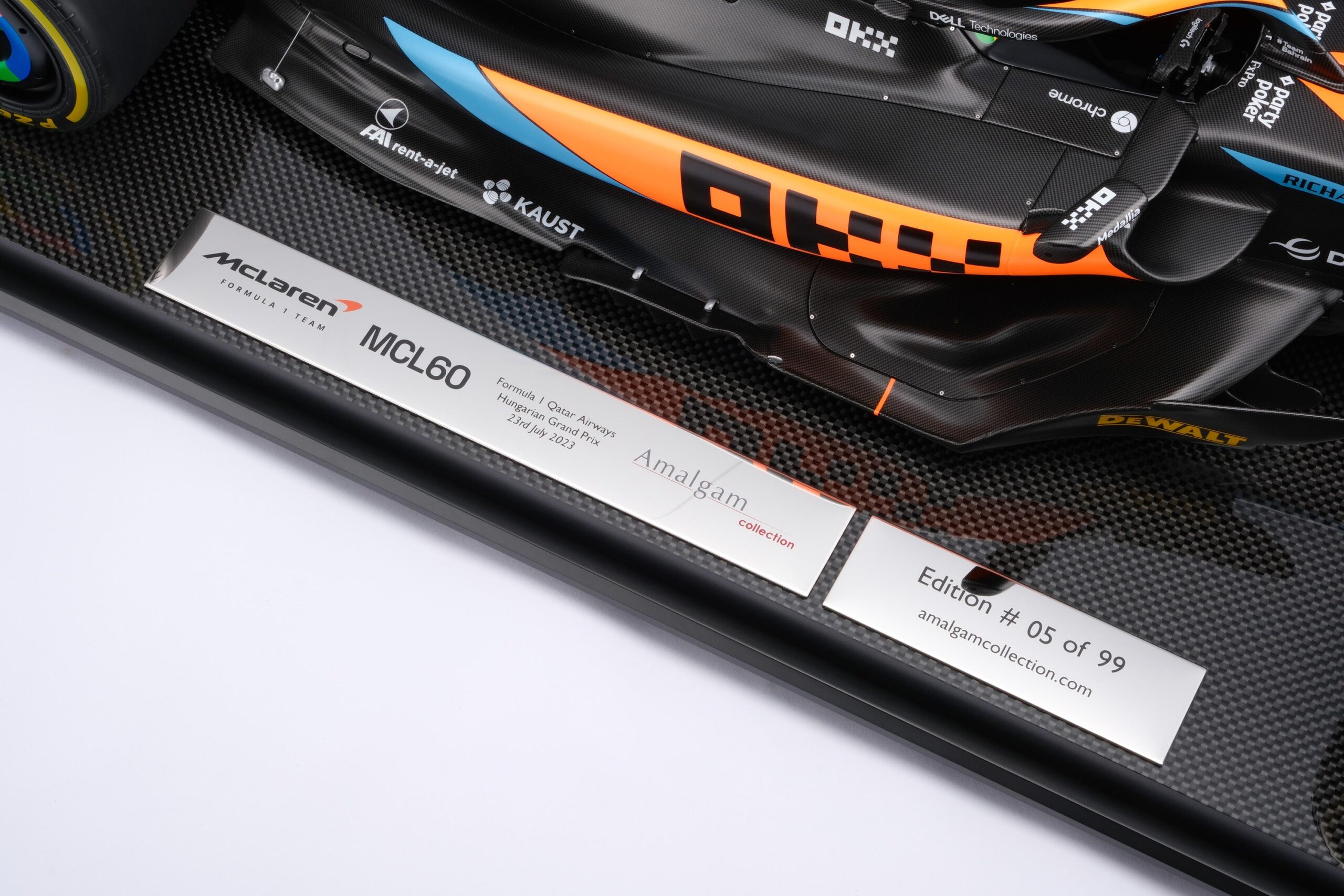 Amalgam McLaren MCL60 2023 Hungary Grand Prix Lando Norris | 1:8 - Image 18