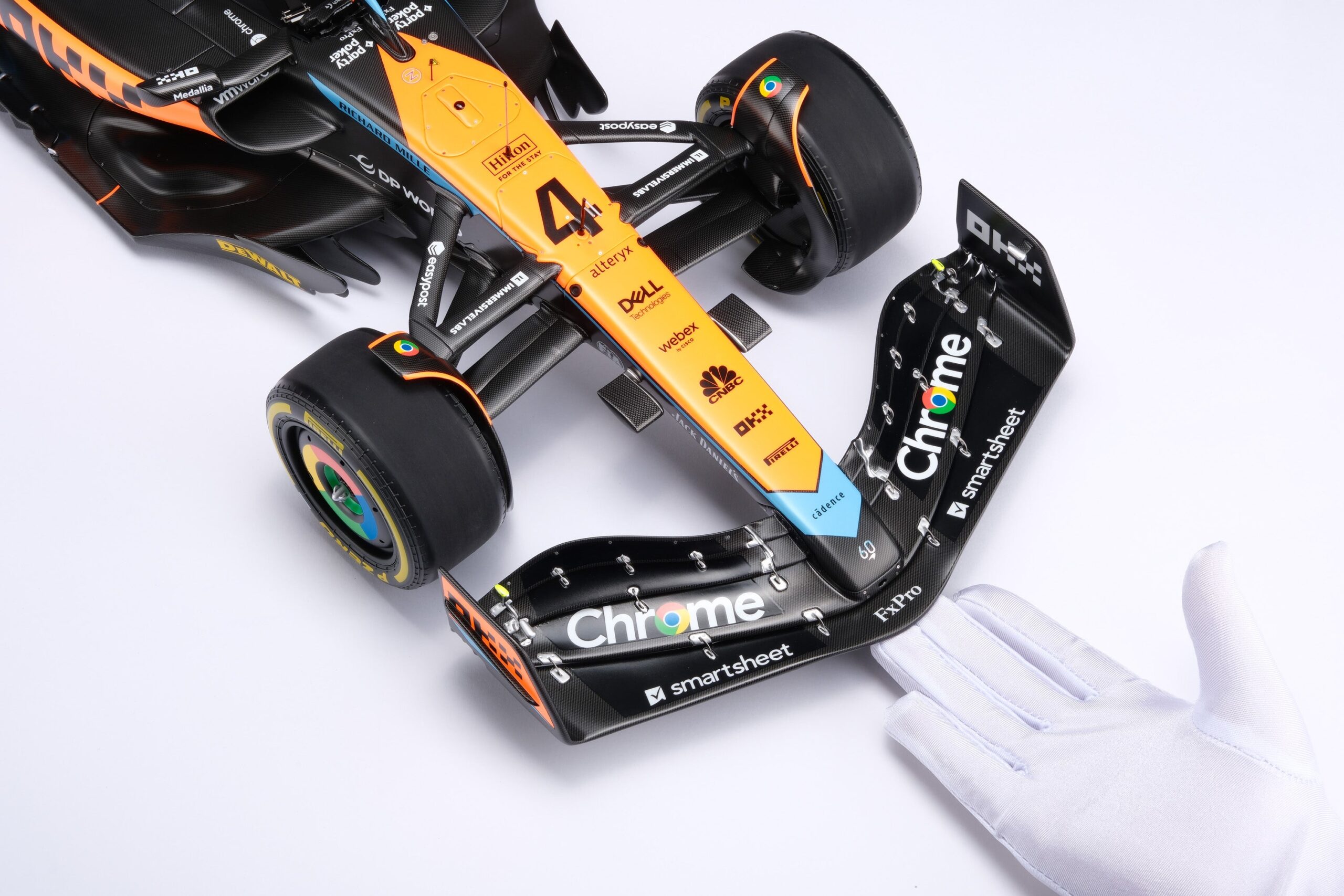 Amalgam McLaren MCL60 2023 Hungary Grand Prix Lando Norris | 1:8 - Image 15