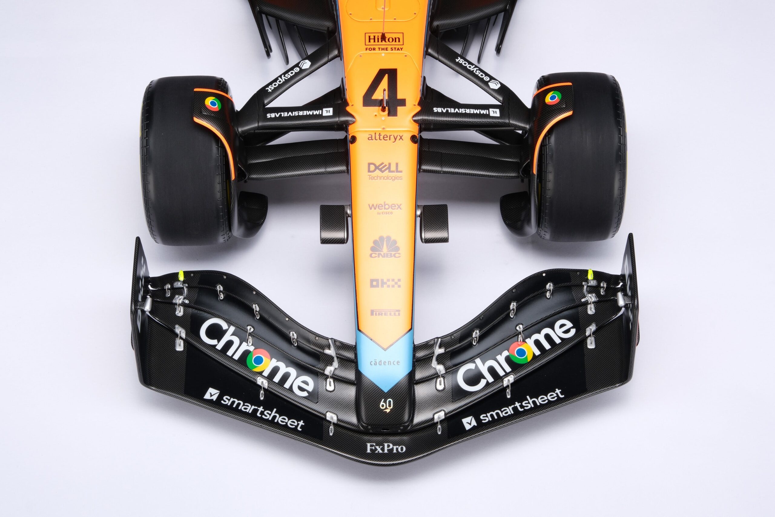 Amalgam McLaren MCL60 2023 Hungary Grand Prix Lando Norris | 1:8 - Image 10