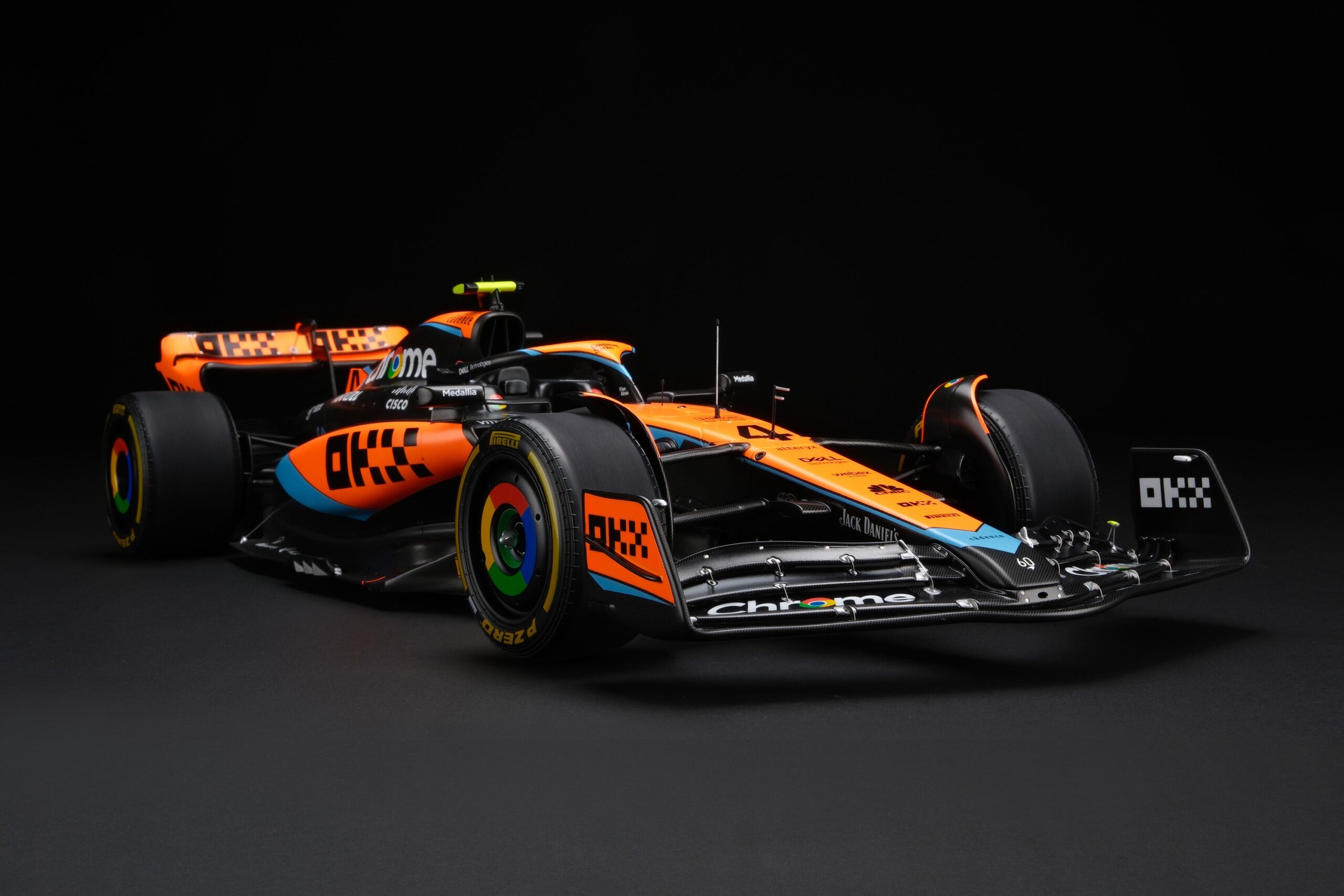 Amalgam McLaren MCL60 2023 Hungary Grand Prix Lando Norris | 1:8