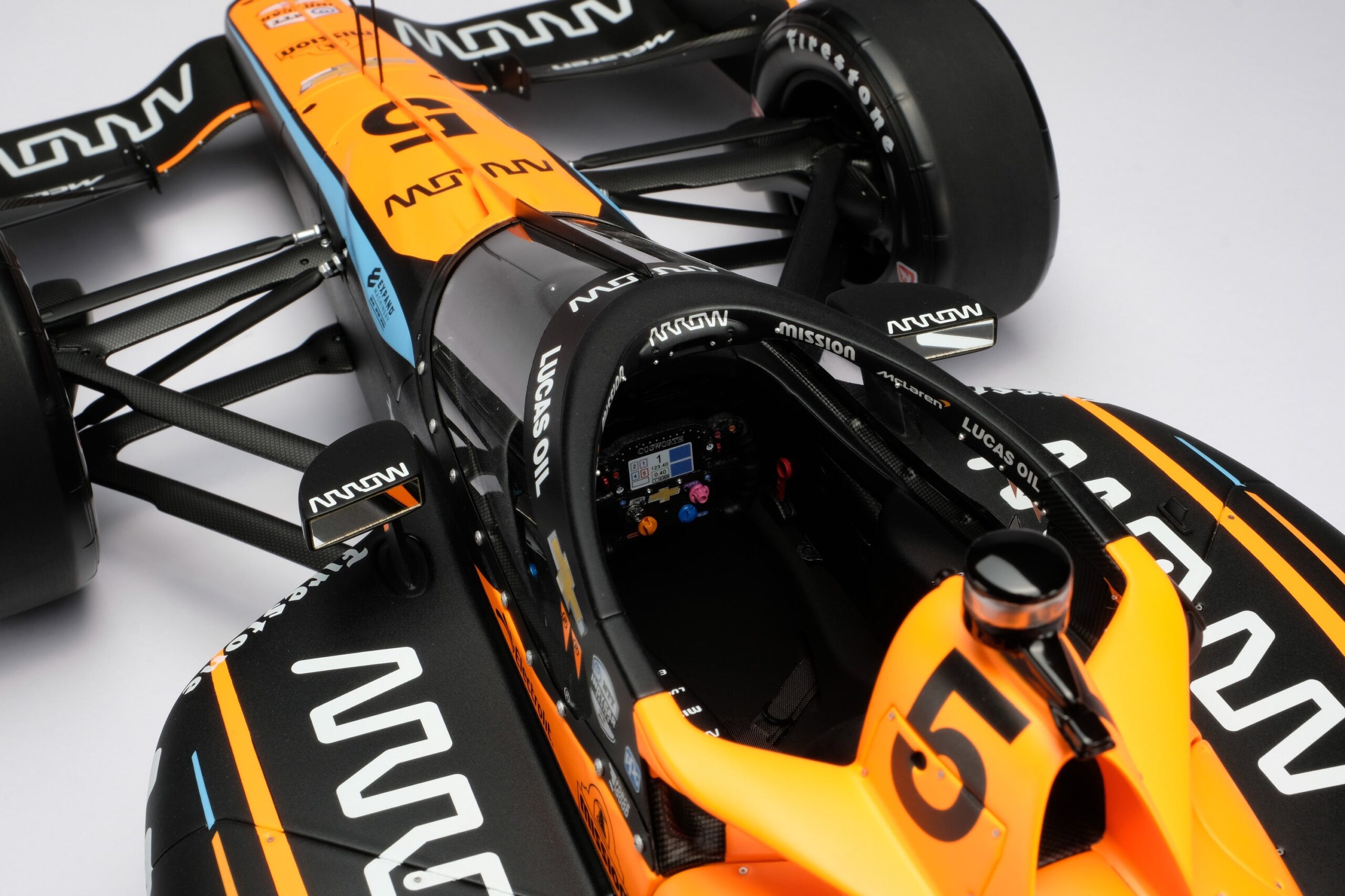 Amalgam McLaren Dallara IR-12 Arrow SP 2022 Alabama Grand Prix Winner O'Ward | 1:8 - Imagen 5