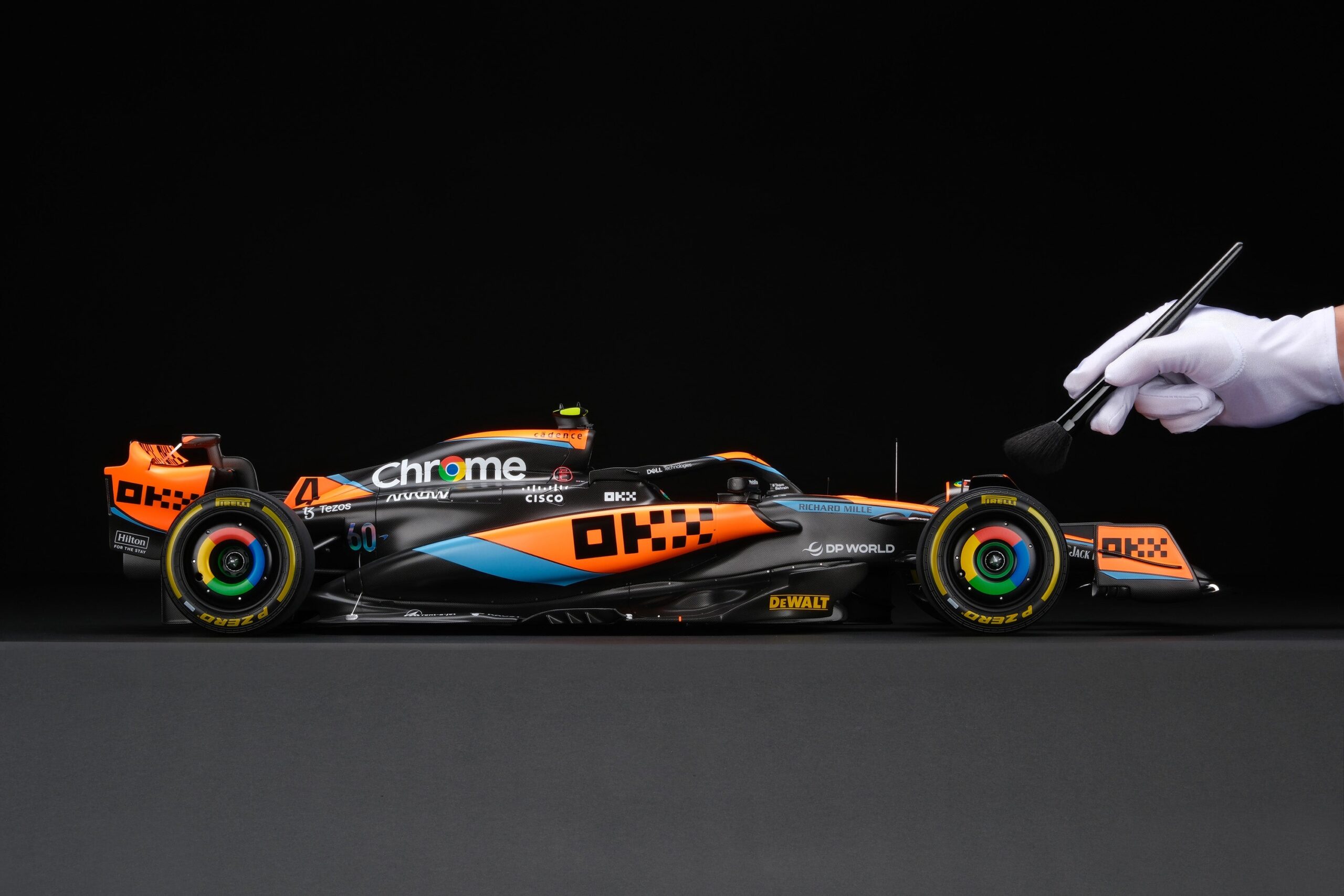 Amalgam McLaren MCL60 2023 Hungary Grand Prix Lando Norris | 1:8 - Image 3