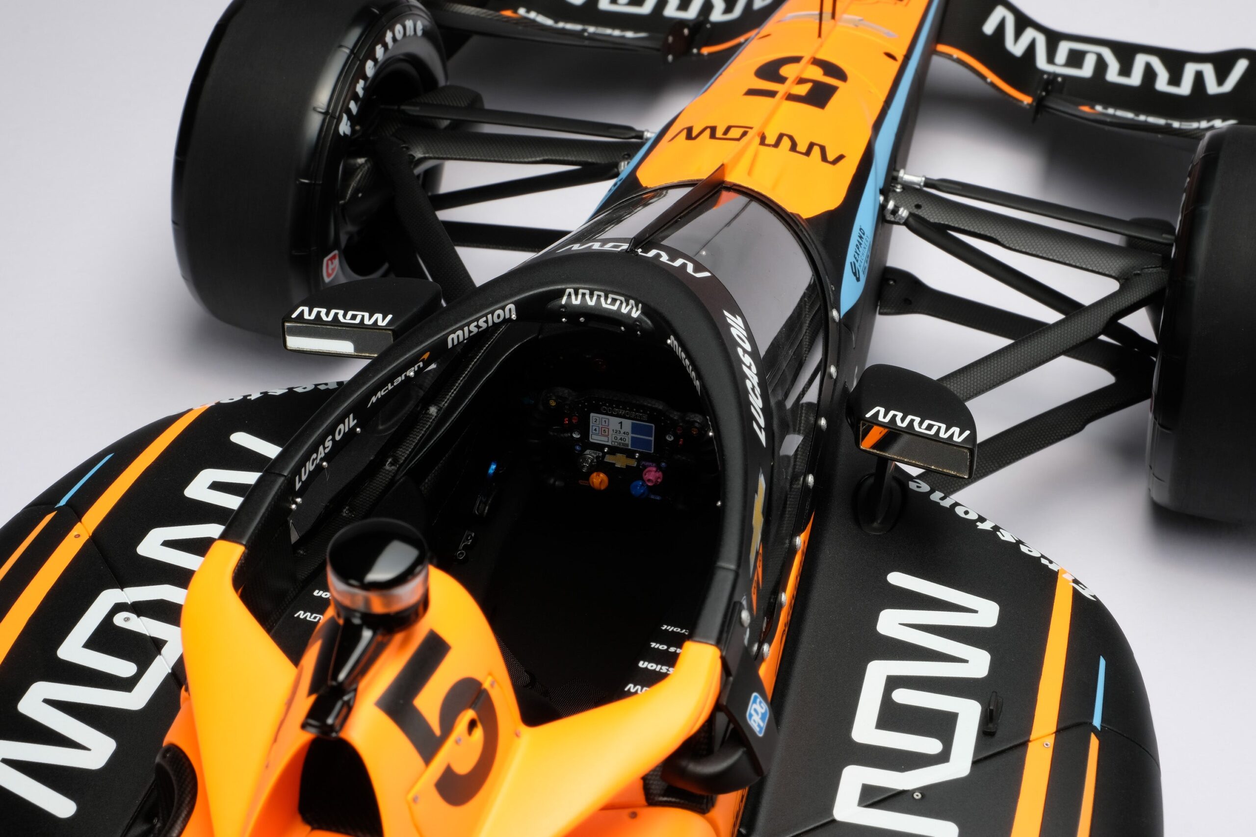 Amalgam McLaren Dallara IR-12 Arrow SP 2022 Alabama Grand Prix Winner O'Ward | 1:8 - Imagen 6