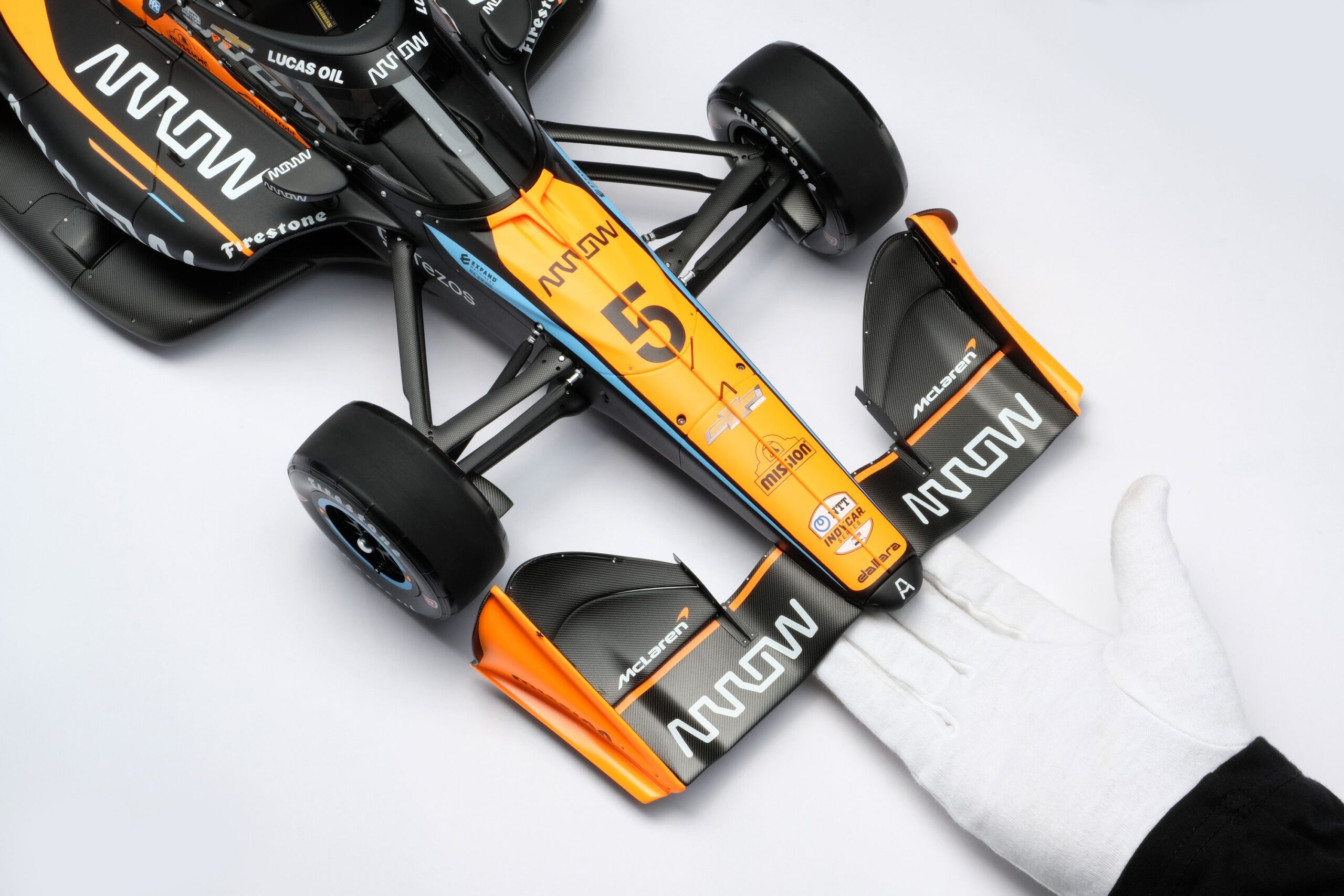 Amalgam McLaren Dallara IR-12 Arrow SP 2022 Alabama Grand Prix Winner O'Ward | 1:8 - Imagen 4