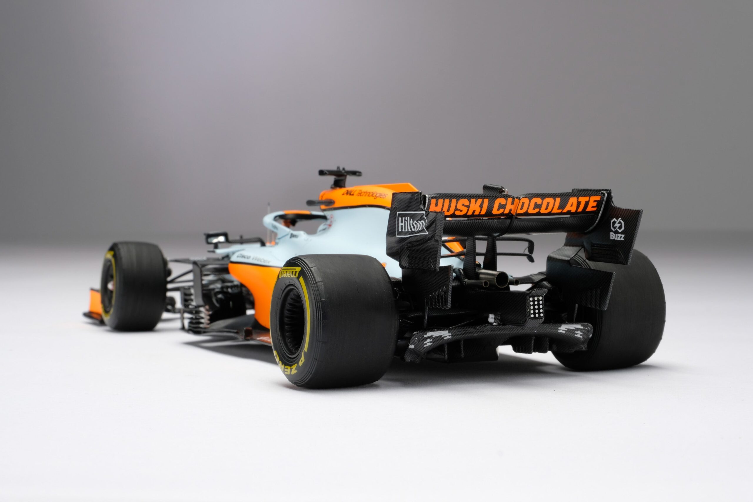 Amalgam McLaren MCL35M 2021 Monaco Grand Prix - Hellblau/Orange | 1:18 - Immagine 15