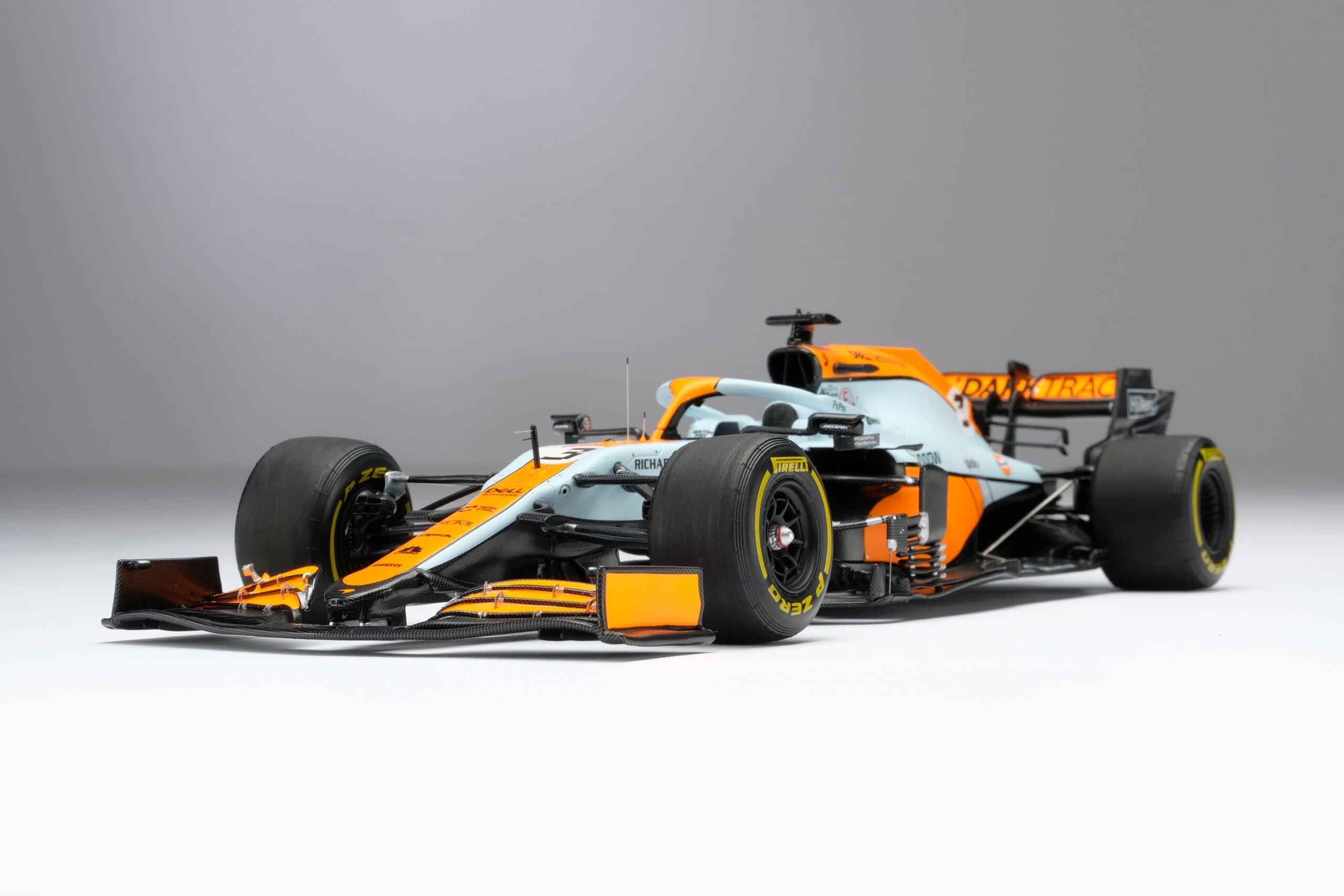 Amalgam McLaren MCL35M 2021 Monaco Grand Prix - Hellblau/Orange | 1:18 - Immagine 8