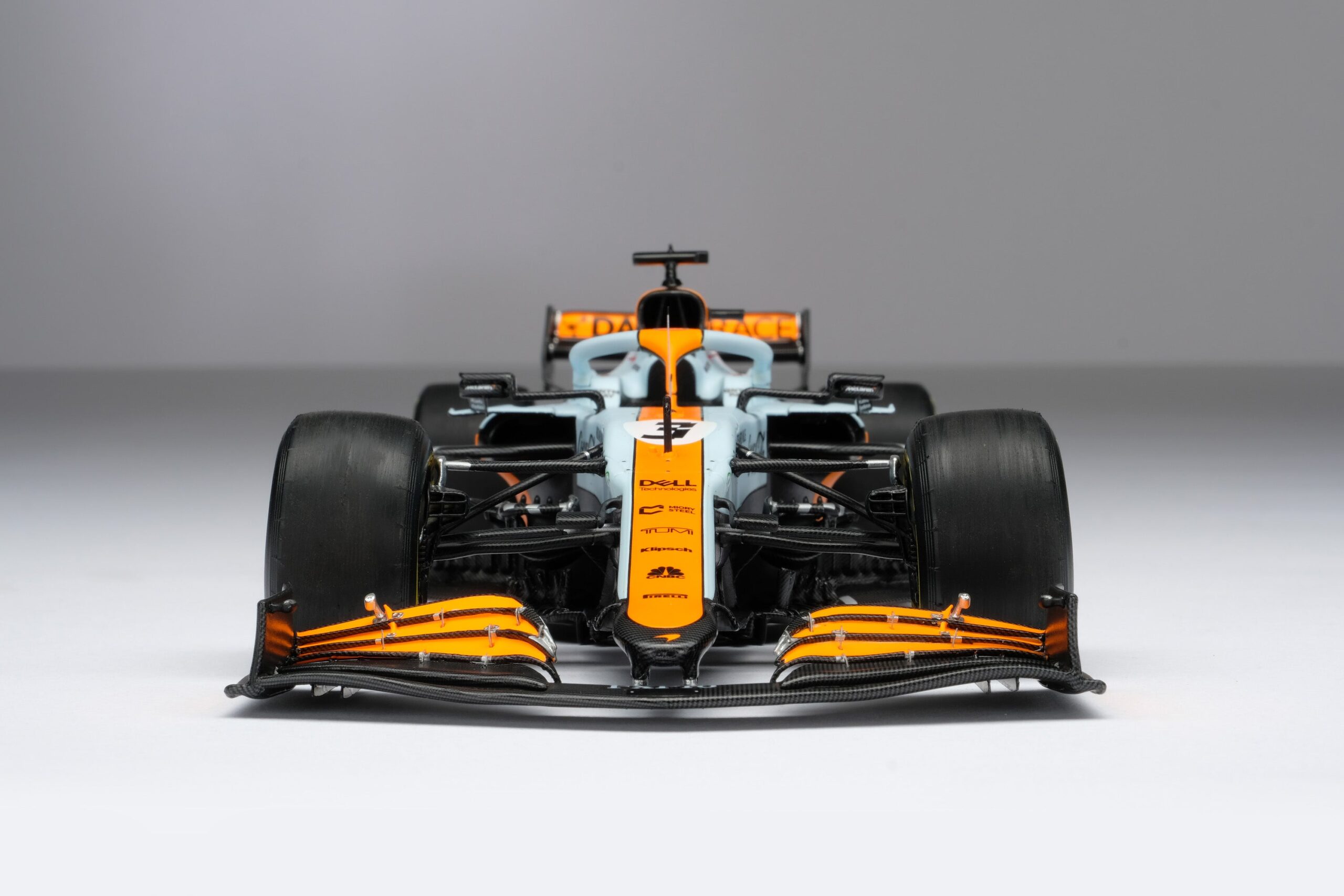 Amalgam McLaren MCL35M 2021 Monaco Grand Prix - Hellblau/Orange | 1:18 - Immagine 10