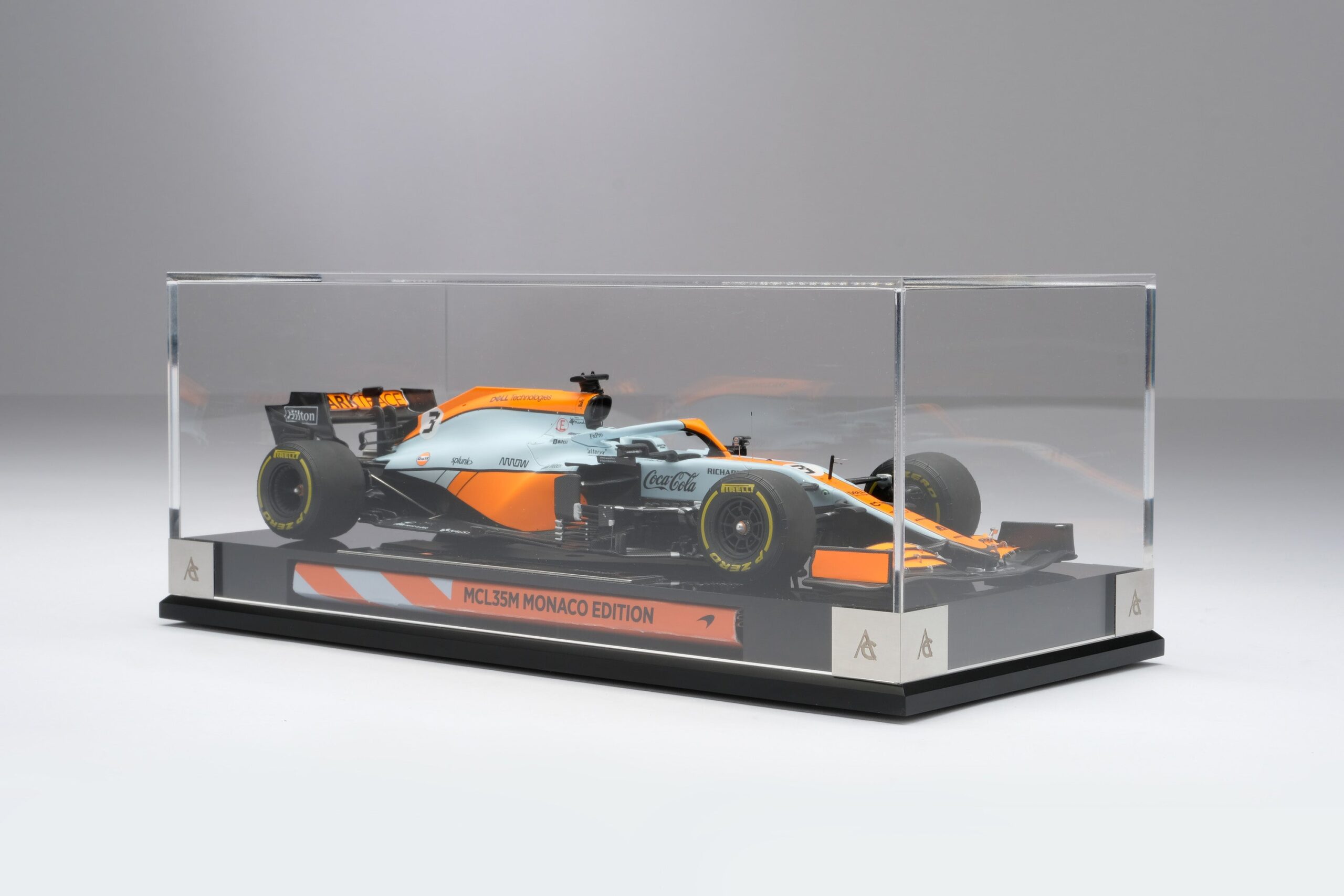 Amalgam McLaren MCL35M 2021 Monaco Grand Prix - Hellblau/Orange | 1:18 - Immagine 18