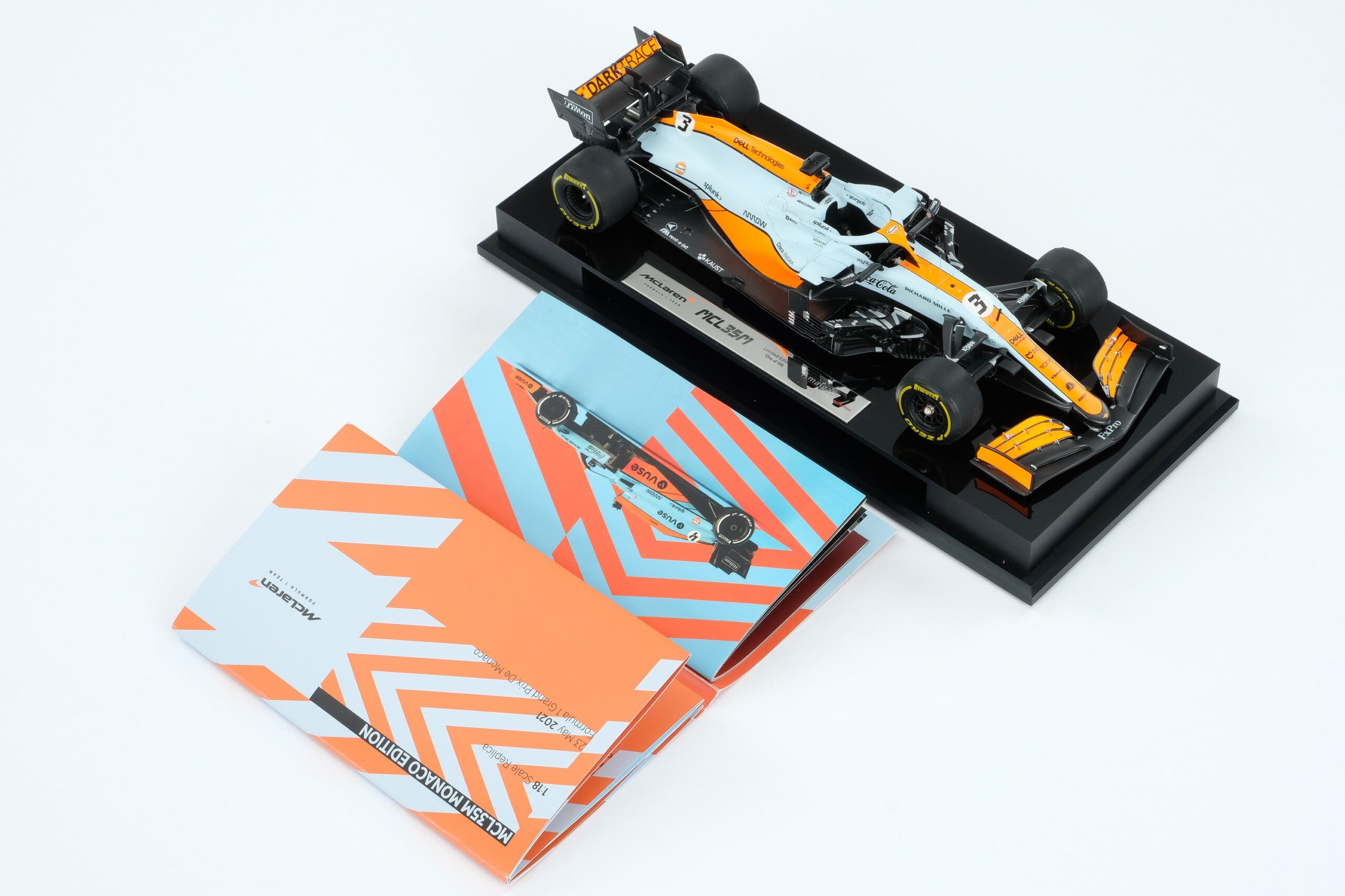 Amalgam McLaren MCL35M 2021 Monaco Grand Prix - Hellblau/Orange | 1:18 - Immagine 19