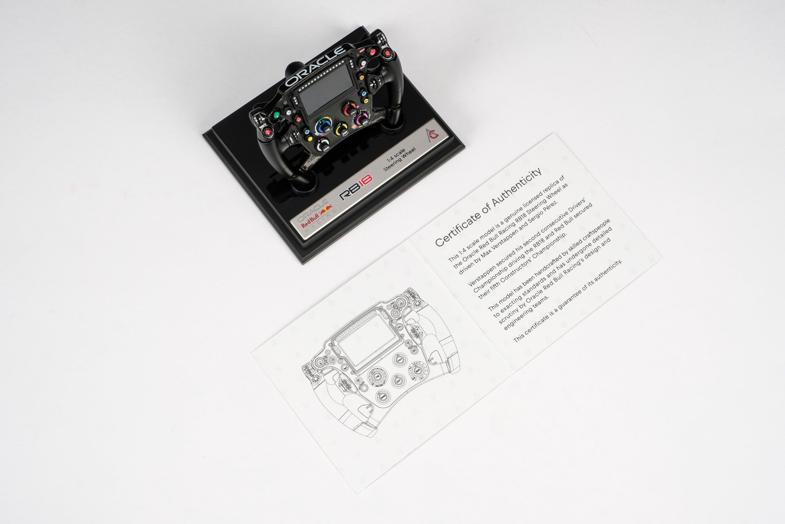 Amalgam Oracle Red Bull Racing RB18 Lenkrad (2022) | 1:4 - Imagen 14