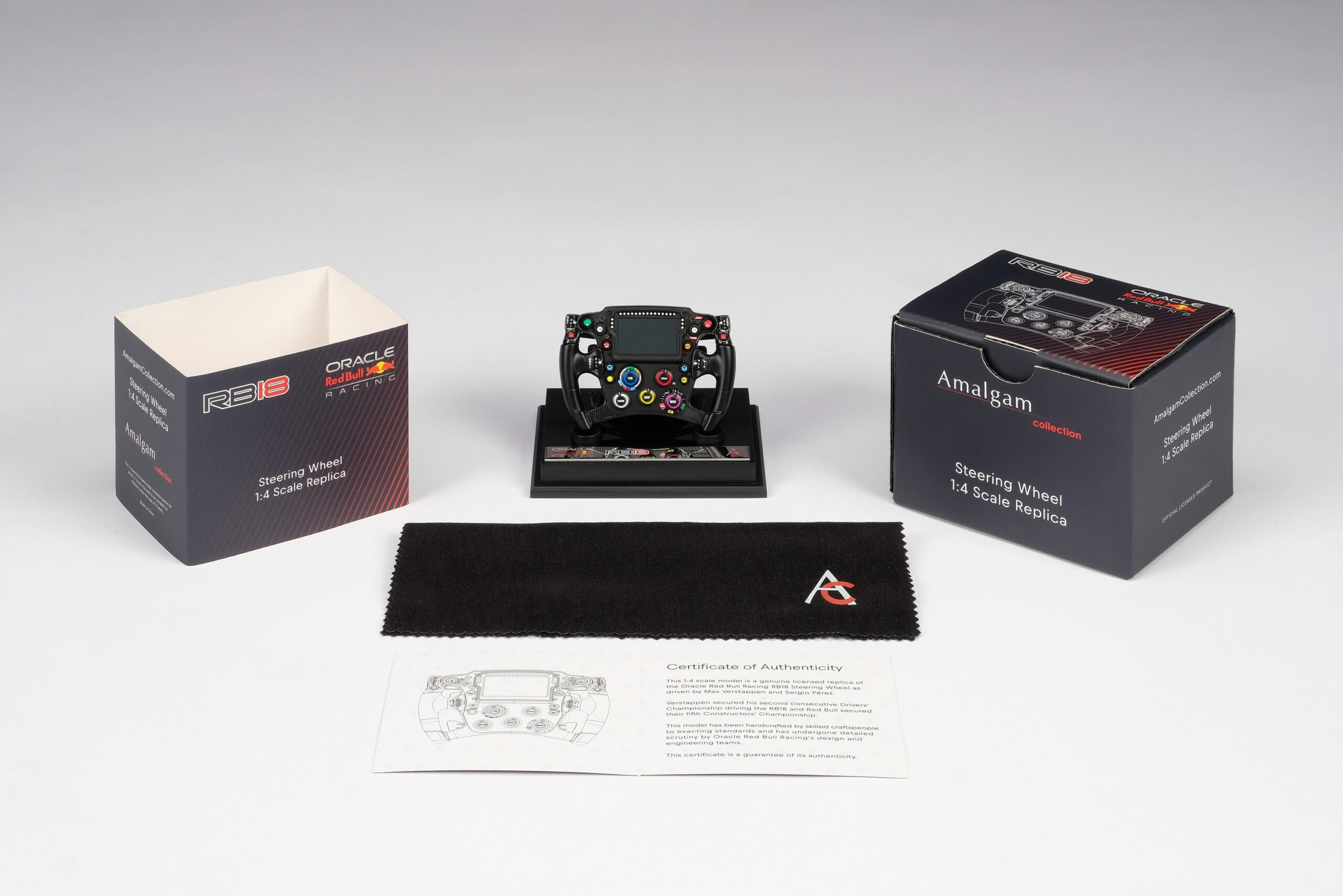 Amalgam Oracle Red Bull Racing RB18 Lenkrad (2022) | 1:4 - Imagen 5