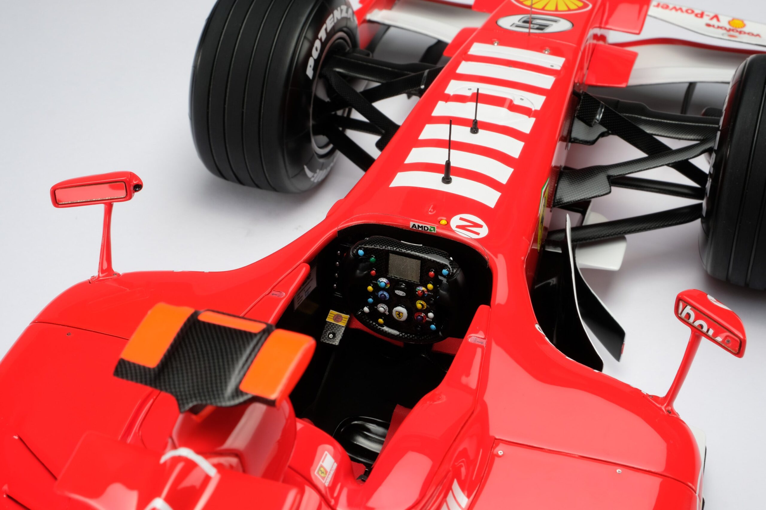 Amalgam Ferrari 248 F1 2006 Italian Grand Prix - Schumacher - Rot | 1:8 – Bild 5