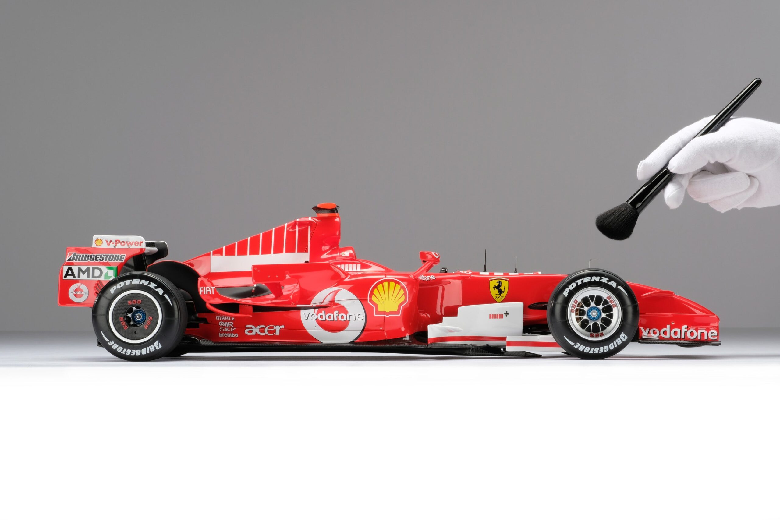 Amalgam Ferrari 248 F1 2006 Italian Grand Prix - Schumacher - Rot | 1:8 – Bild 3