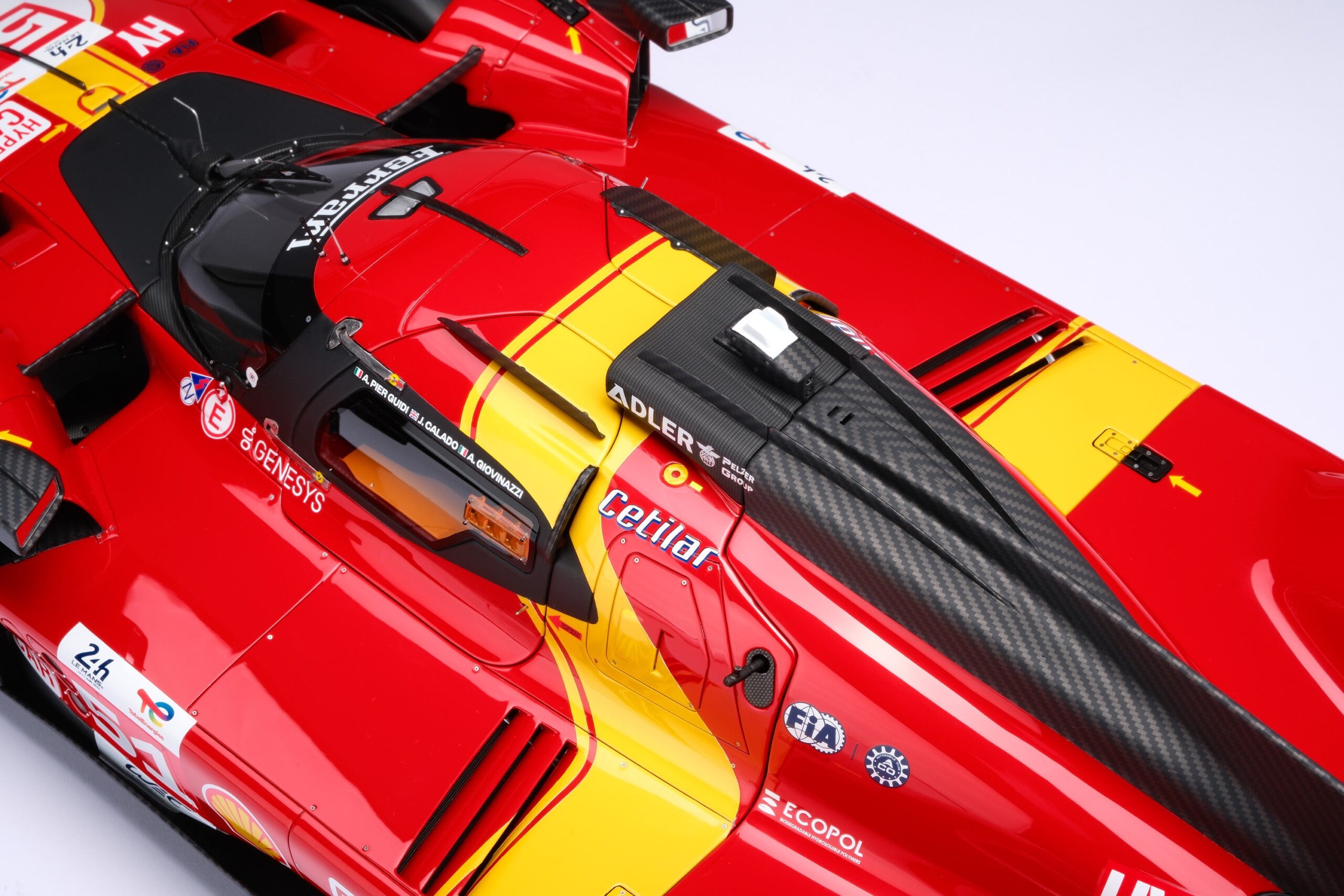 Amalgam Ferrari 499P 2023 Le Mans - Rot | 1:8 – Bild 23
