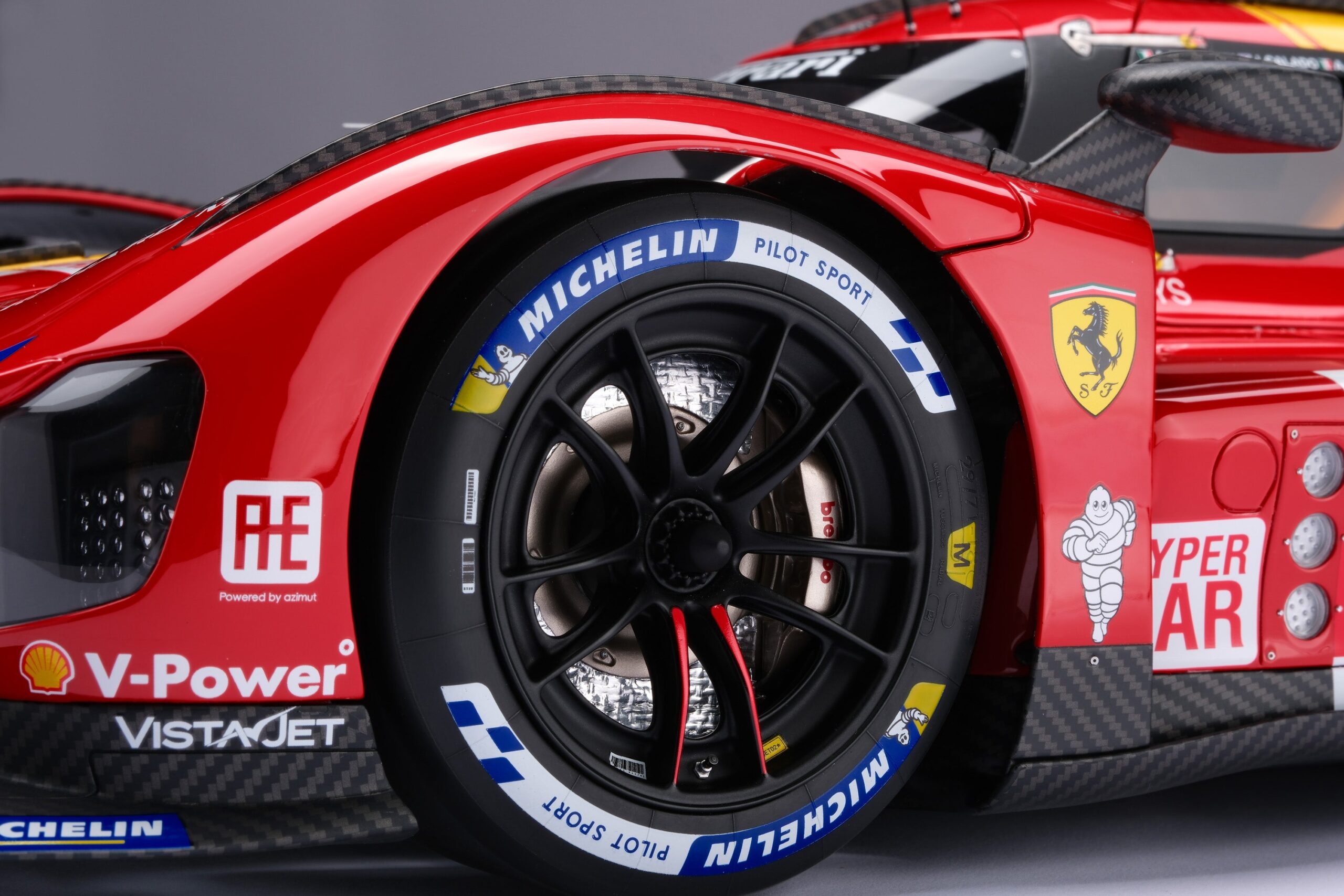 Amalgam Ferrari 499P 2023 Le Mans - Rot | 1:8 – Bild 24