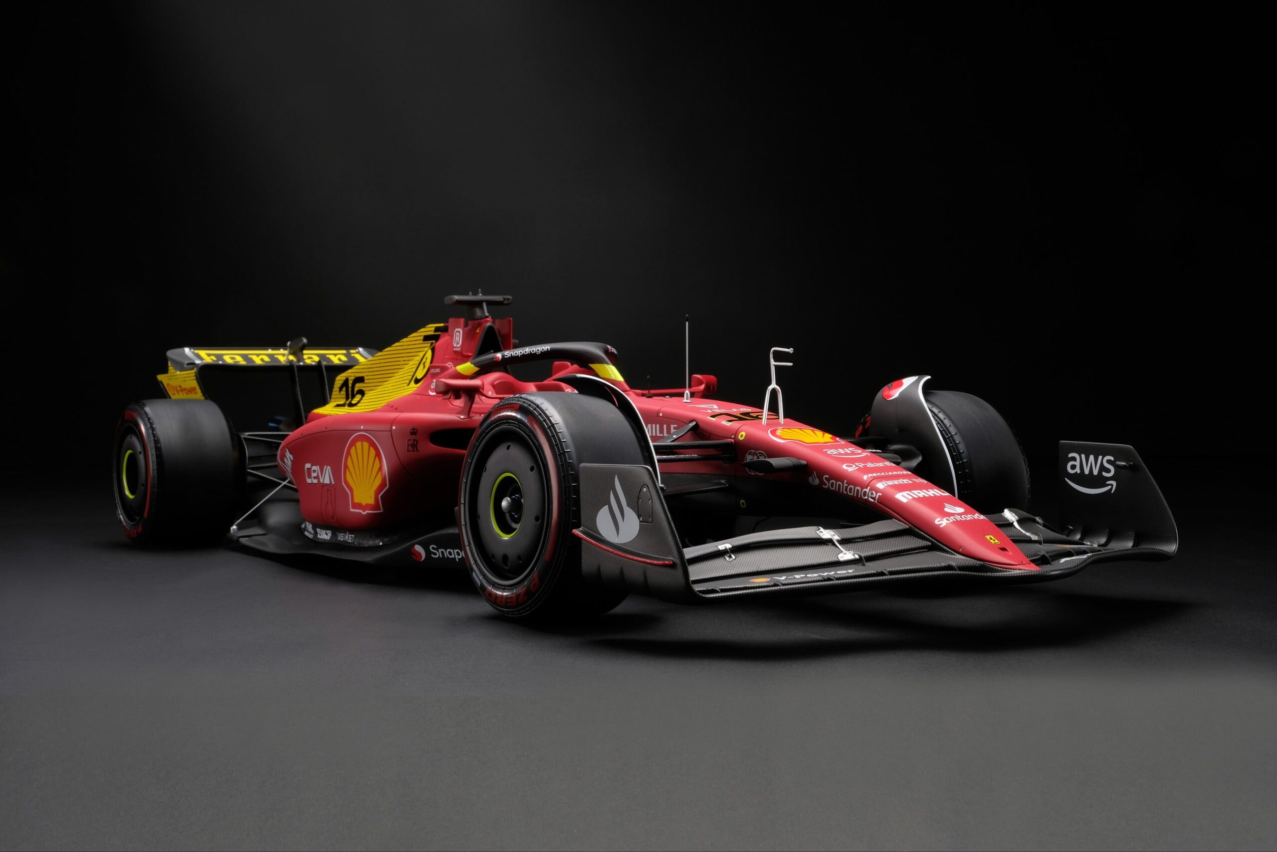 Amalgam Ferrari F1-75 2022 Italian Grand Prix – Red | 1:8