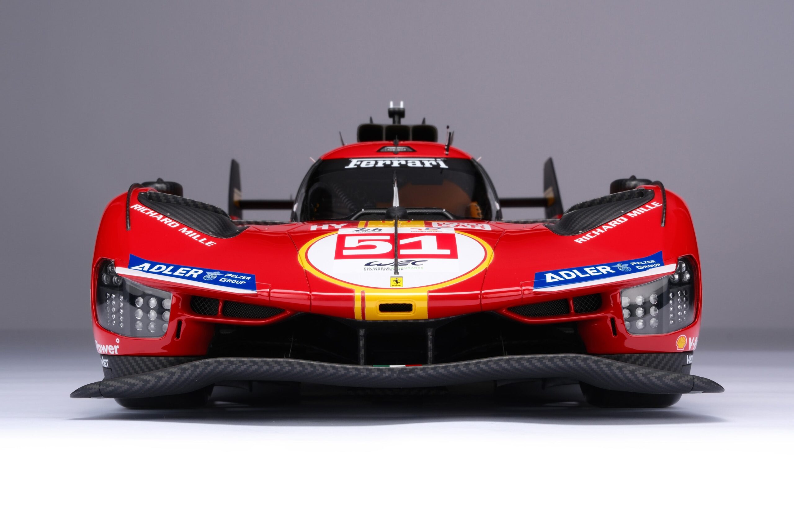 Amalgam Ferrari 499P 2023 Le Mans - Rot | 1:8 – Bild 9