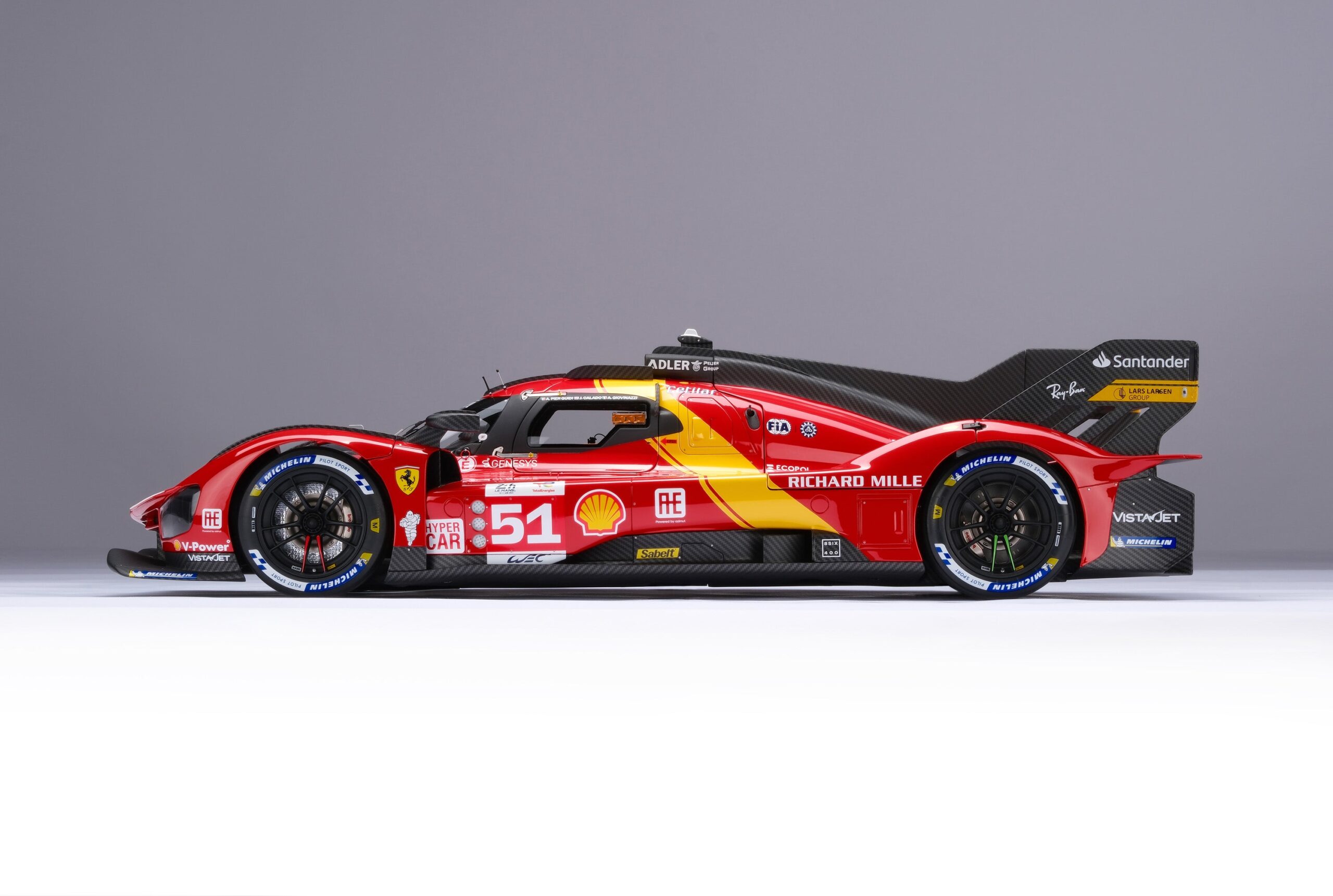 Amalgam Ferrari 499P 2023 Le Mans - Rot | 1:8 – Bild 6