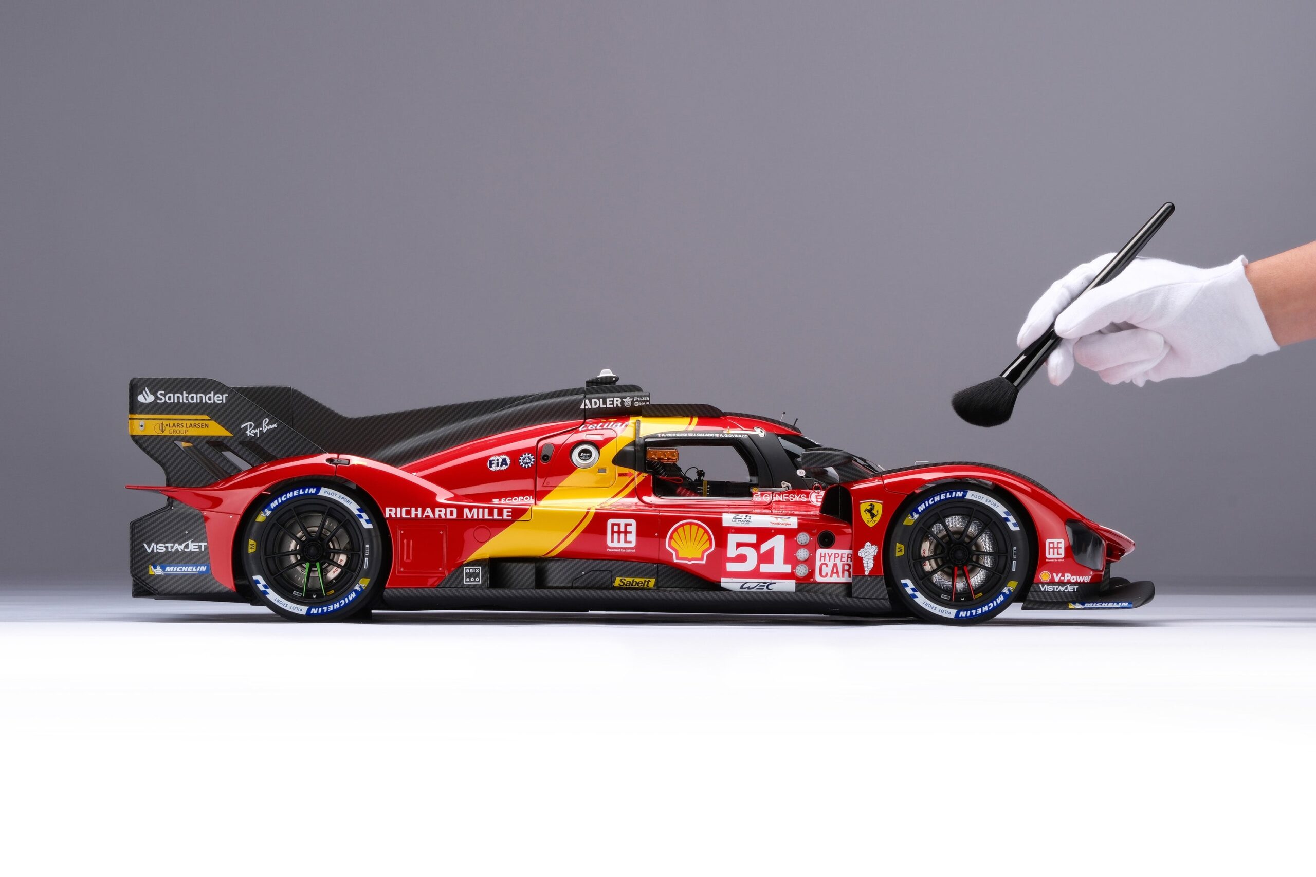 Amalgam Ferrari 499P 2023 Le Mans - Rot | 1:8 – Bild 4