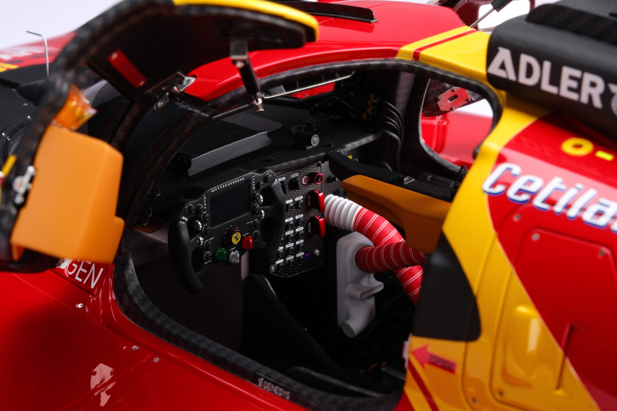 Amalgam Ferrari 499P 2023 Le Mans - Rot | 1:8 – Bild 15